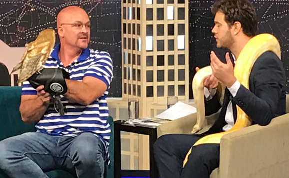 Los animales se comportaron bien con mi amigo Andre Cámara en el programa de televisión Boa Novas. El programa comenzará a presentarse en Febrero del 2017.