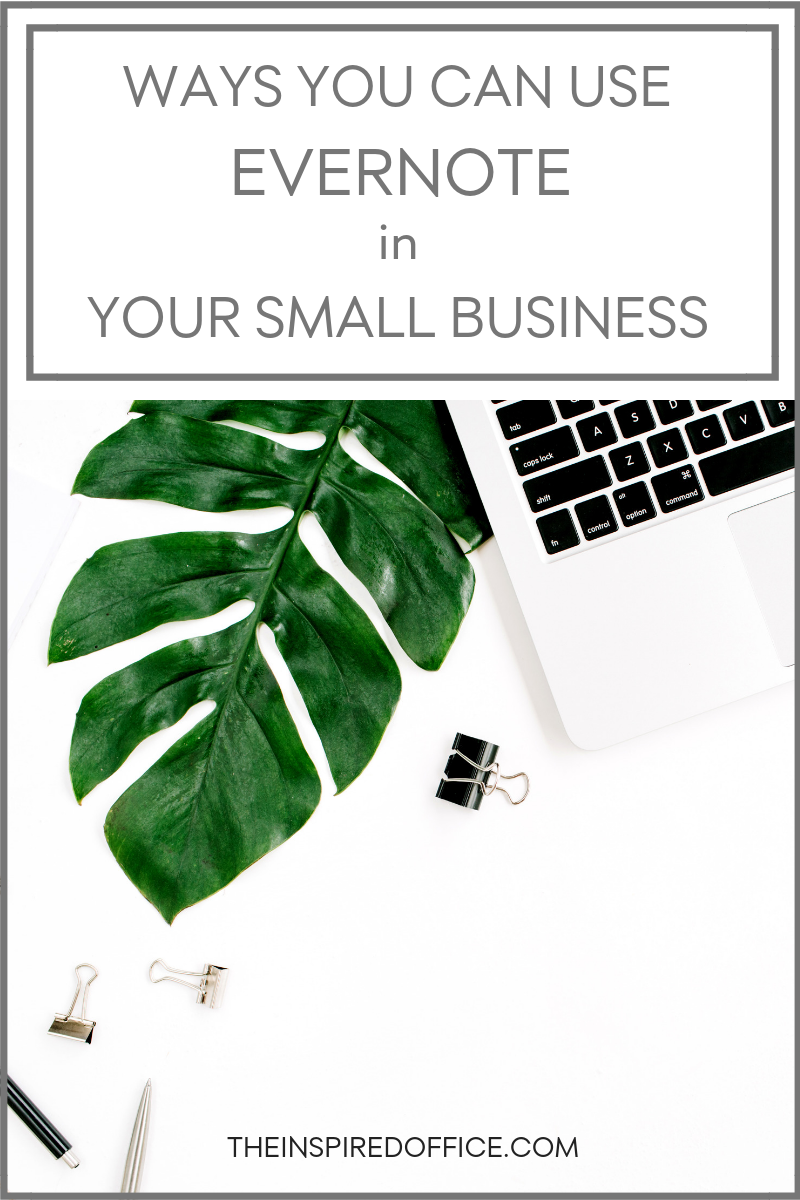 Did you know you can use Evernote to manage and organize your business? Click to learn some of my favorite tips.