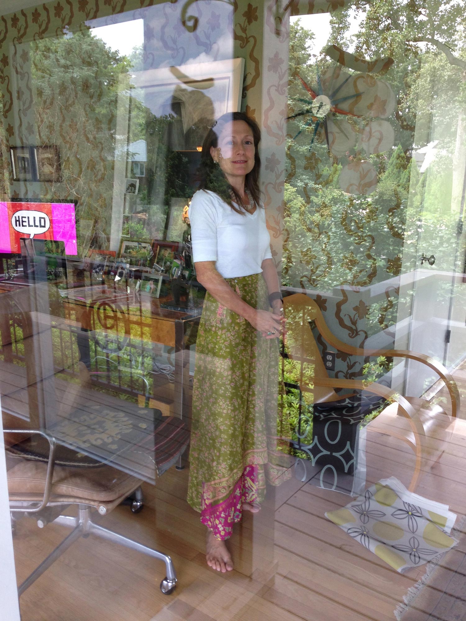 Sarah at her home headquarters in Richmond, Virginia.