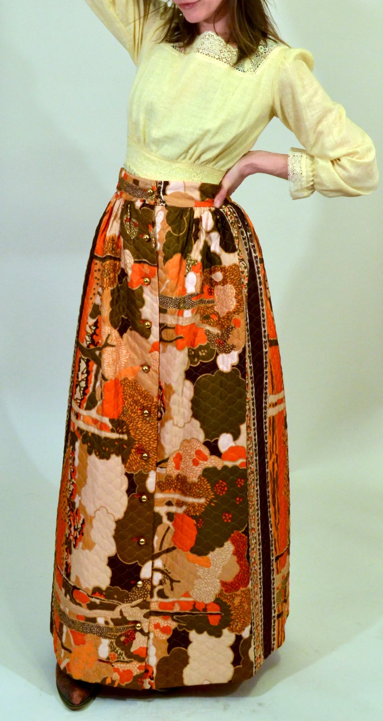 The Milly Quilted Skirt