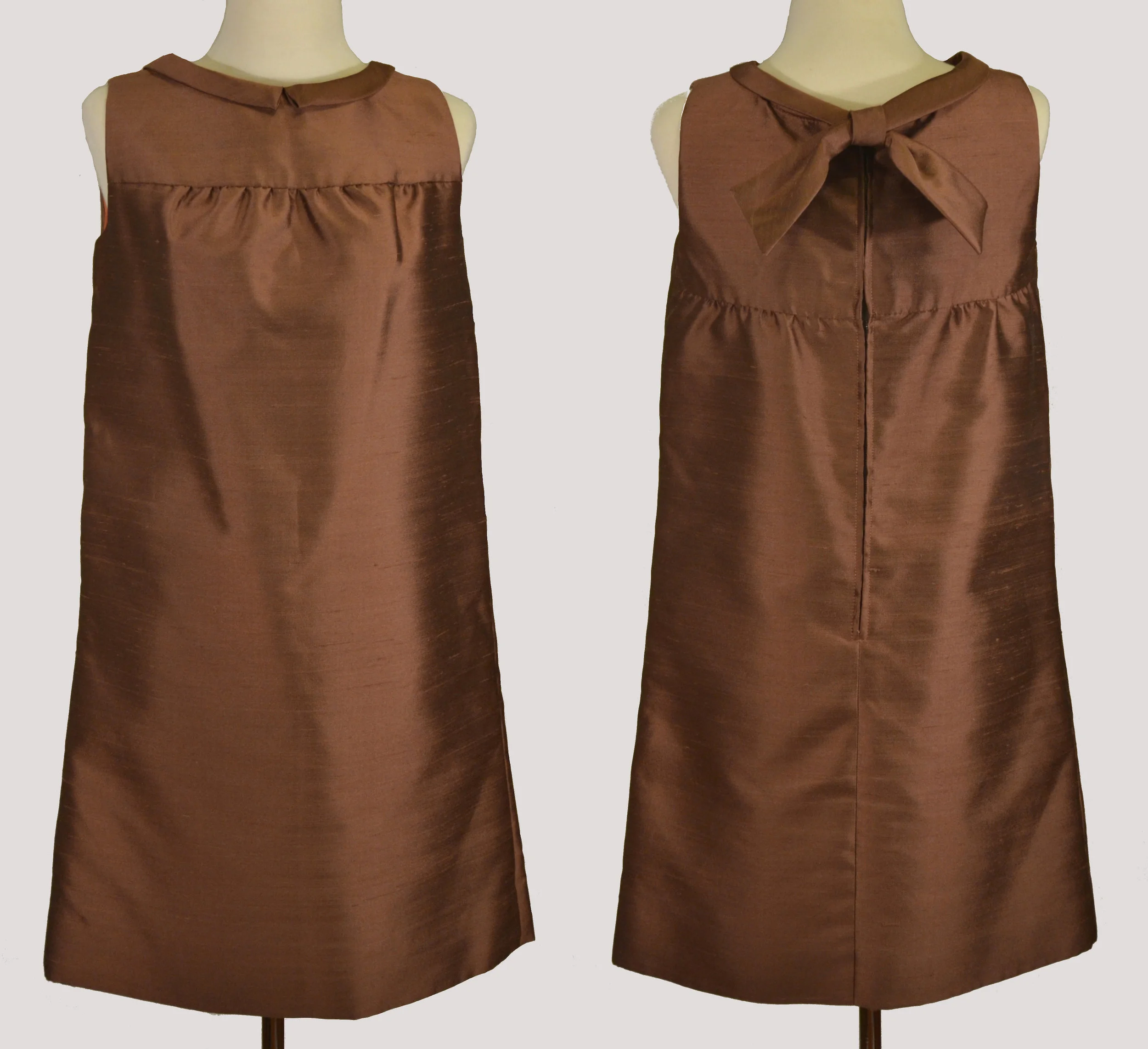 1960s Raw Silk Shift