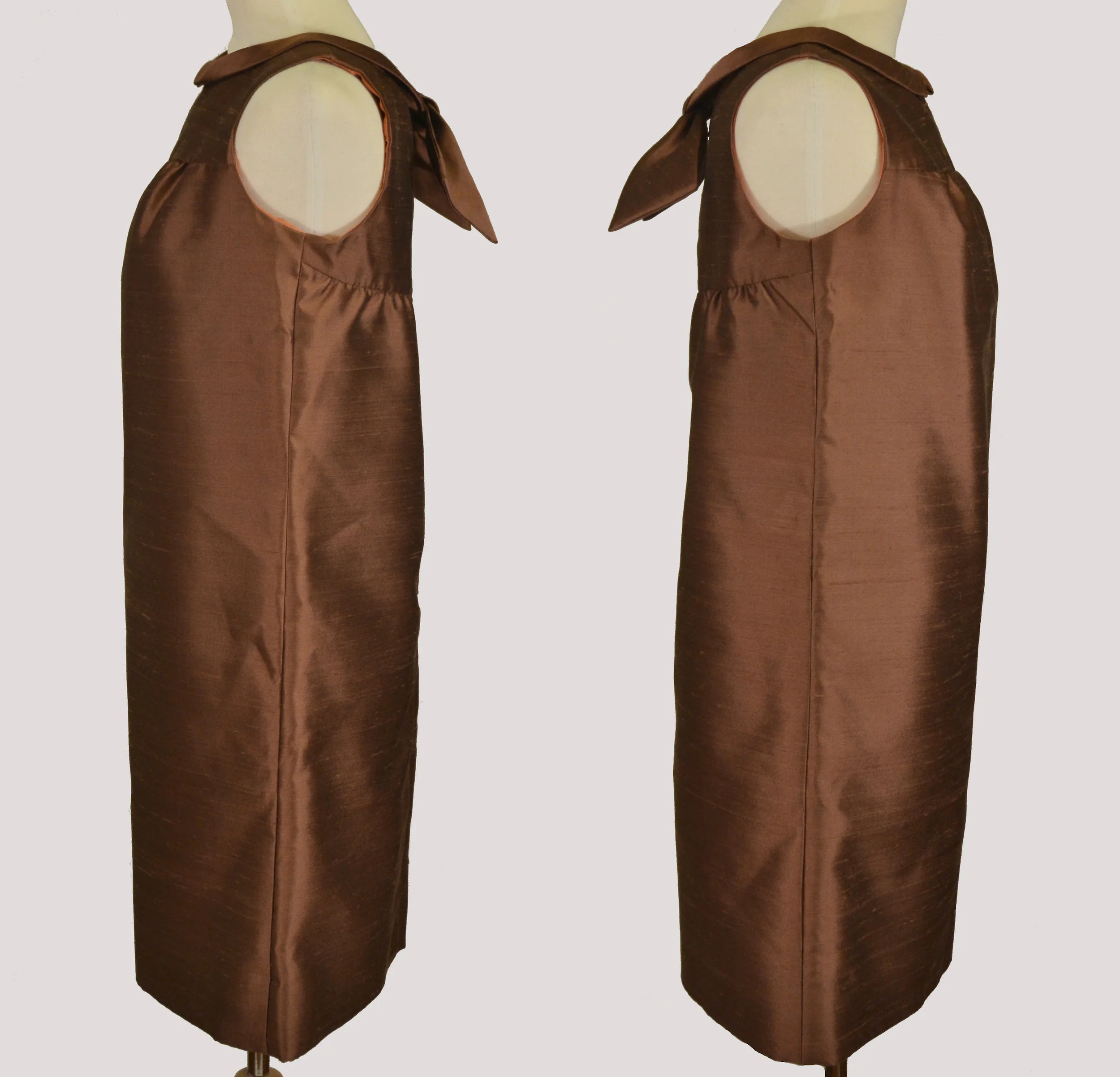 1960s Raw Silk Shift