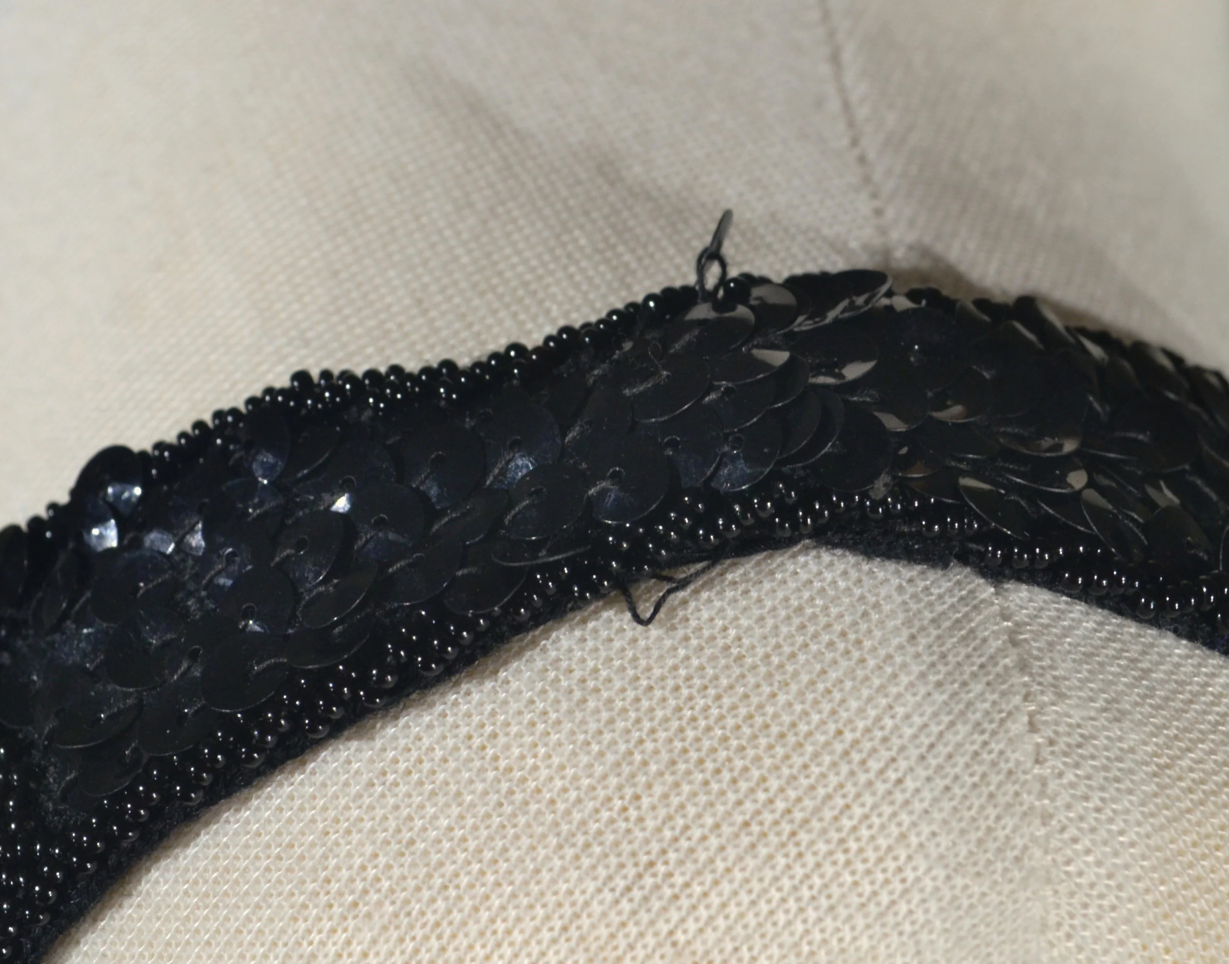 1960s Sequin and Beaded Sleeveless Top