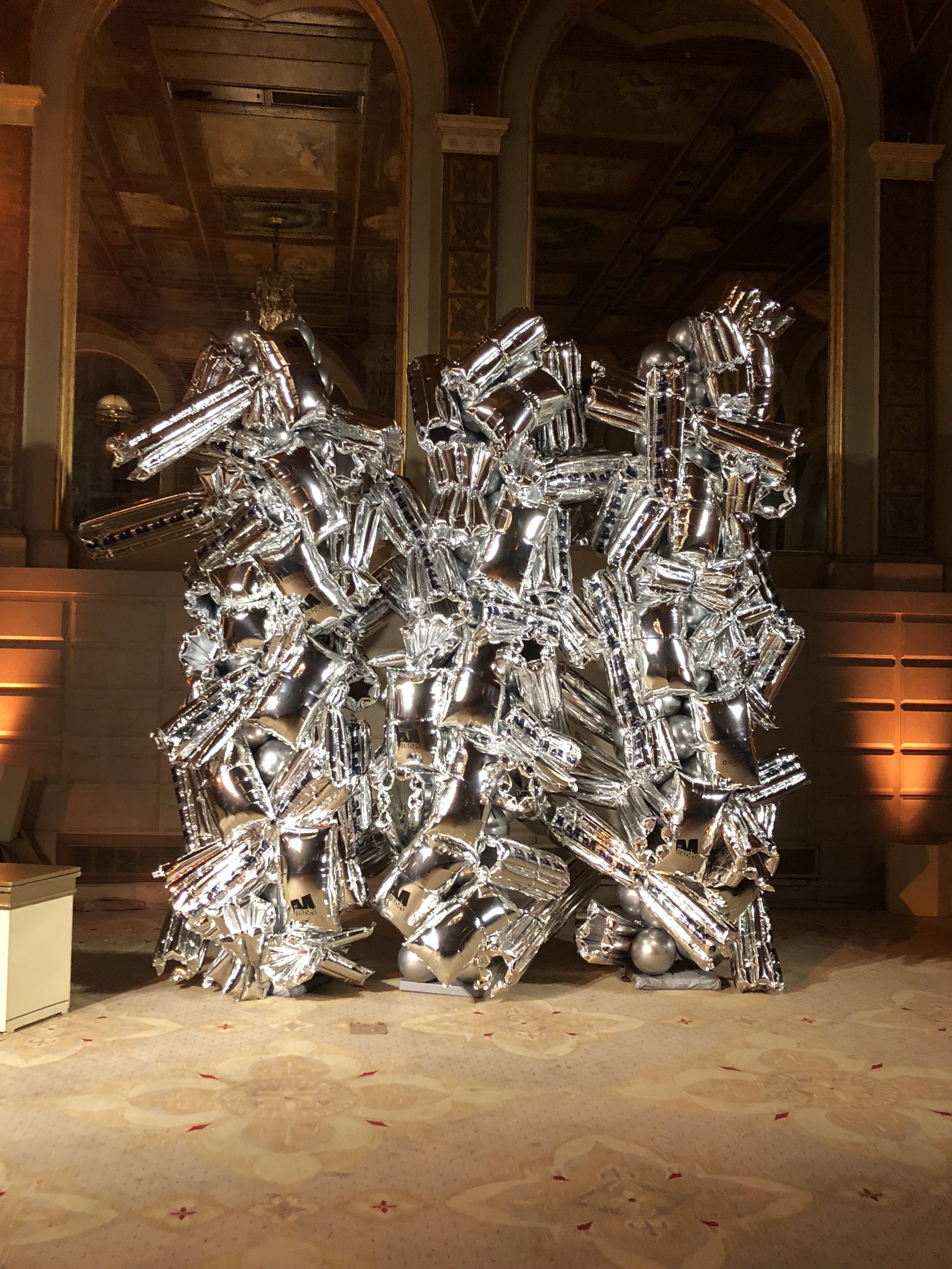 sculpture, silver foil 1.jpg