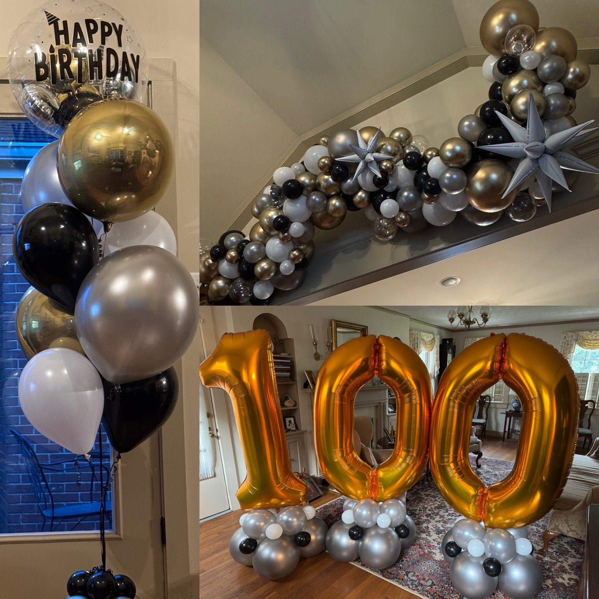 100th birthday, custom, numbers, gold, silver.jpeg