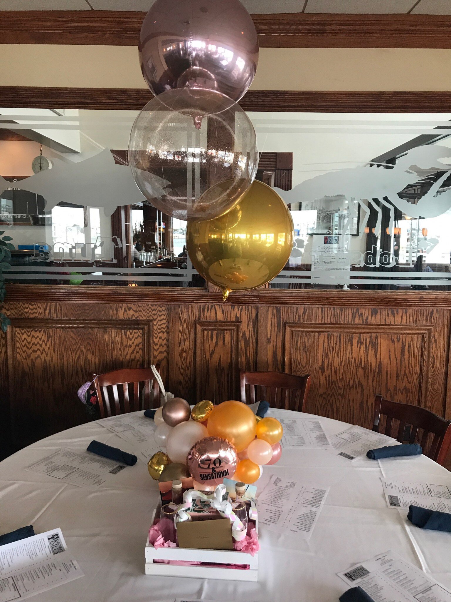 70th birthday, birthday, gold, clear, custom.jpeg