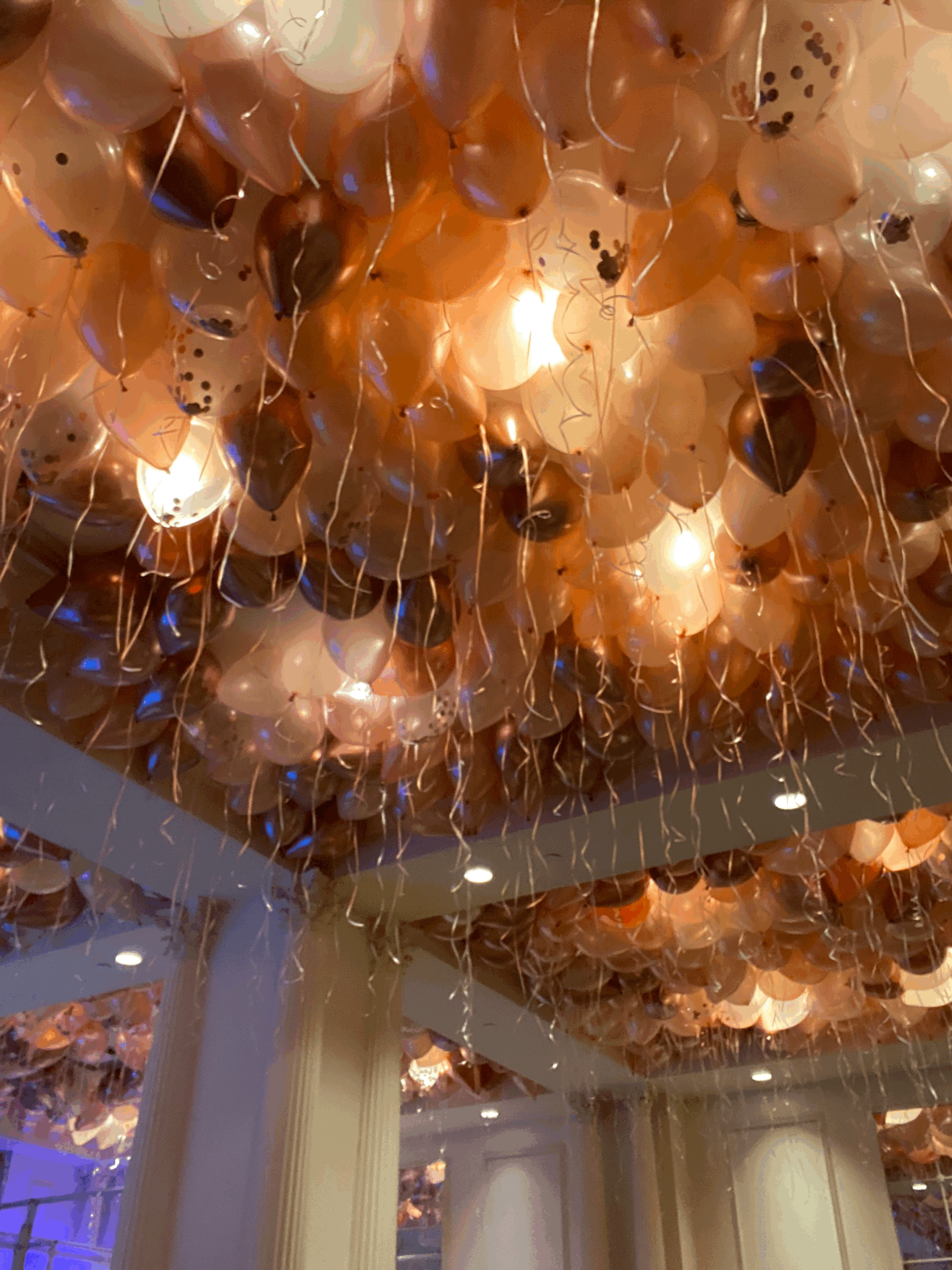 ceiling, rose gold, ivory, pearl.gif