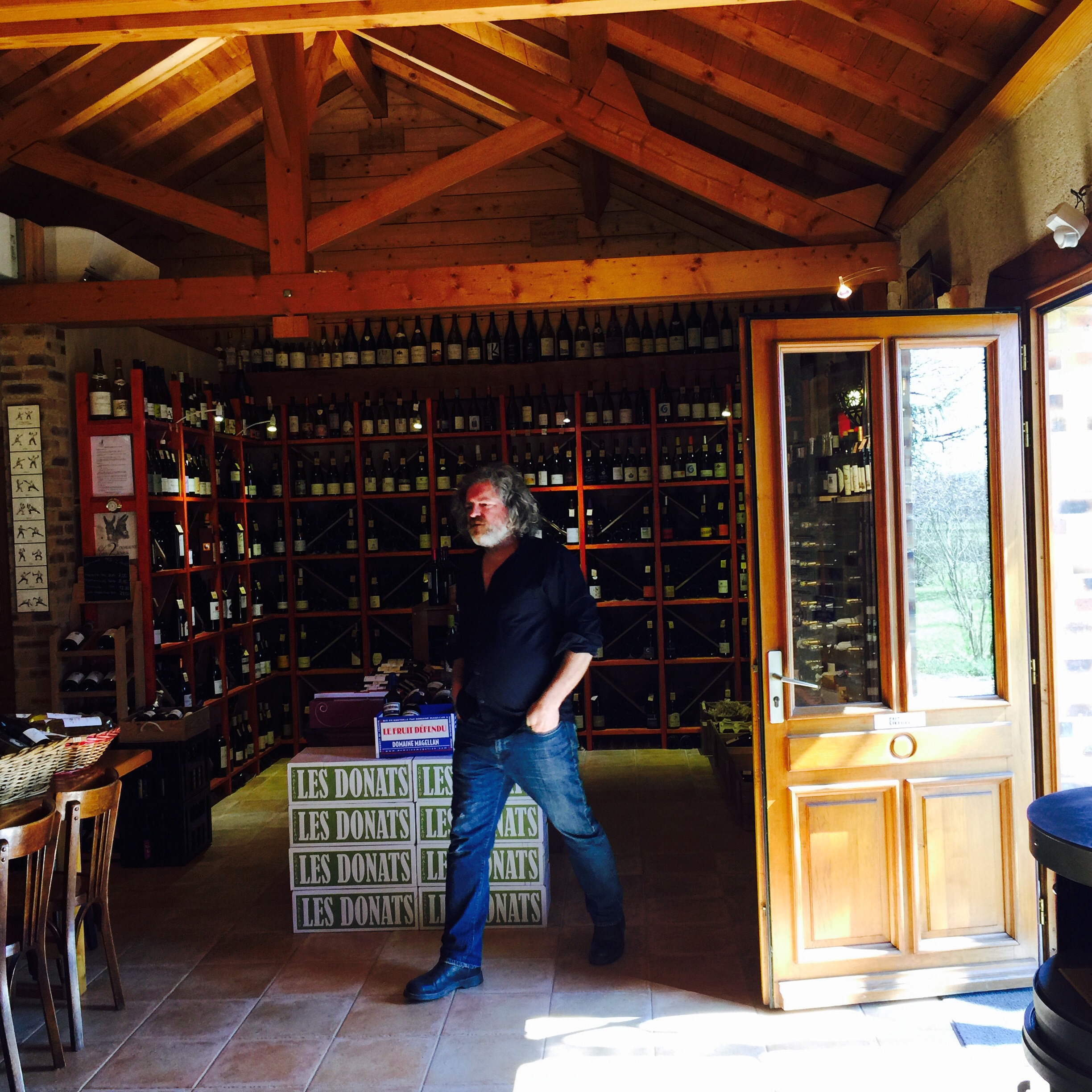  Zem has an amazing selection of Jura wines at La Cave se Rebiffe in Marnay. 