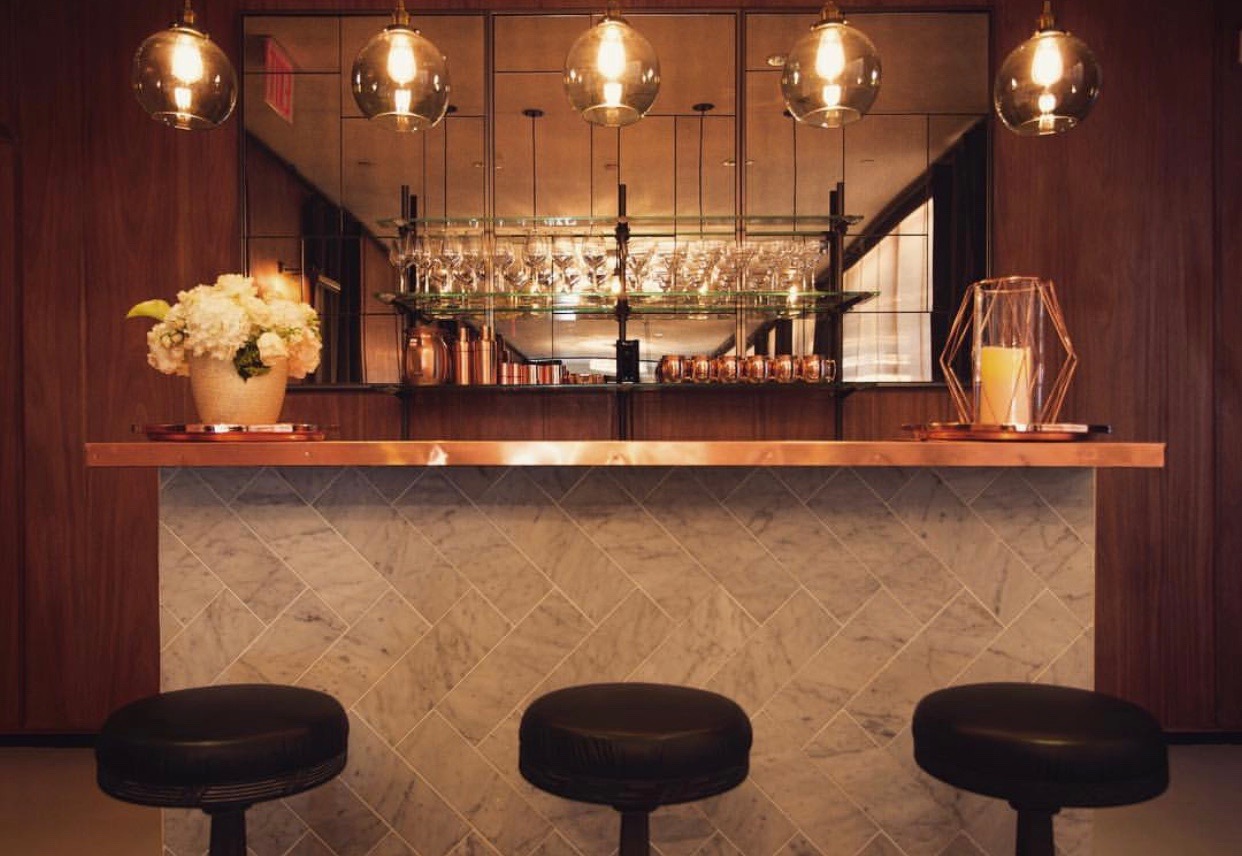 The Gallery Bar where members can relax and hold events 
