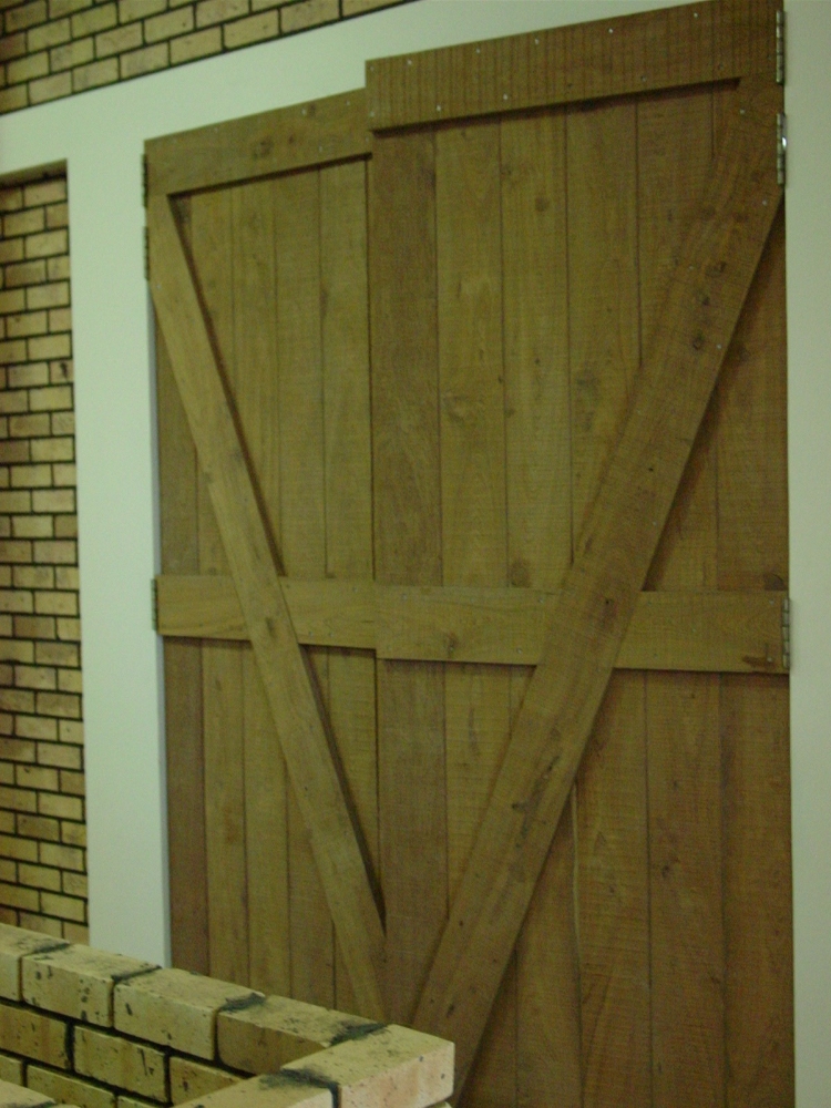 Rustic Barn Door Counter