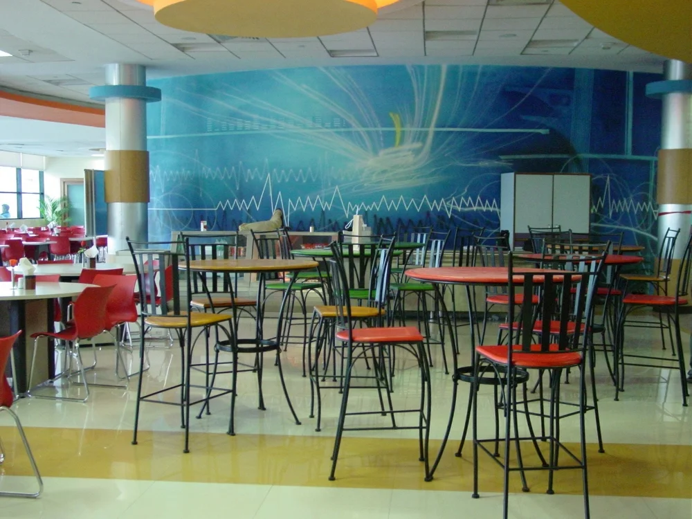 Transitional Seating Area