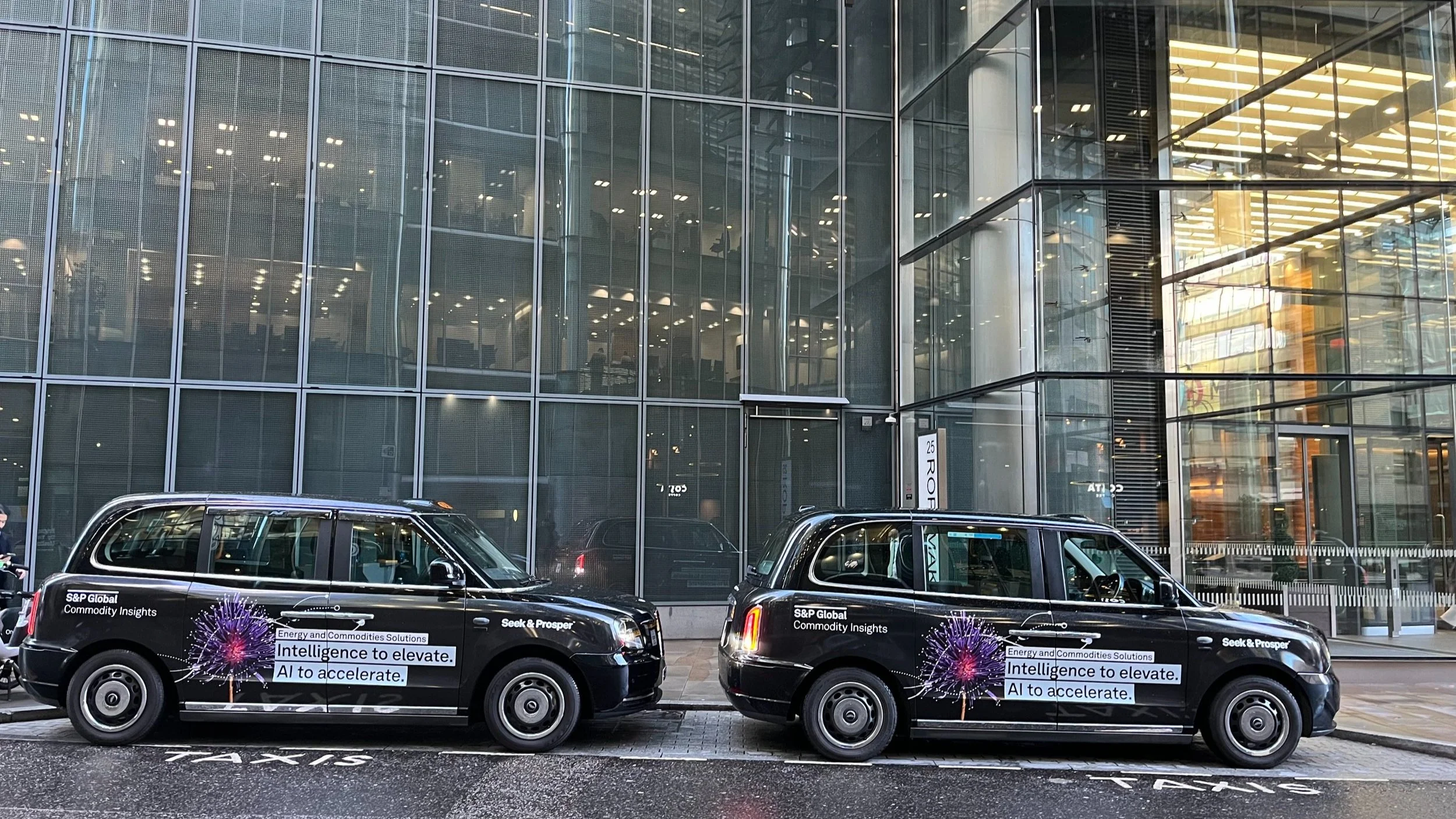 S&P Global Black Cab advertising