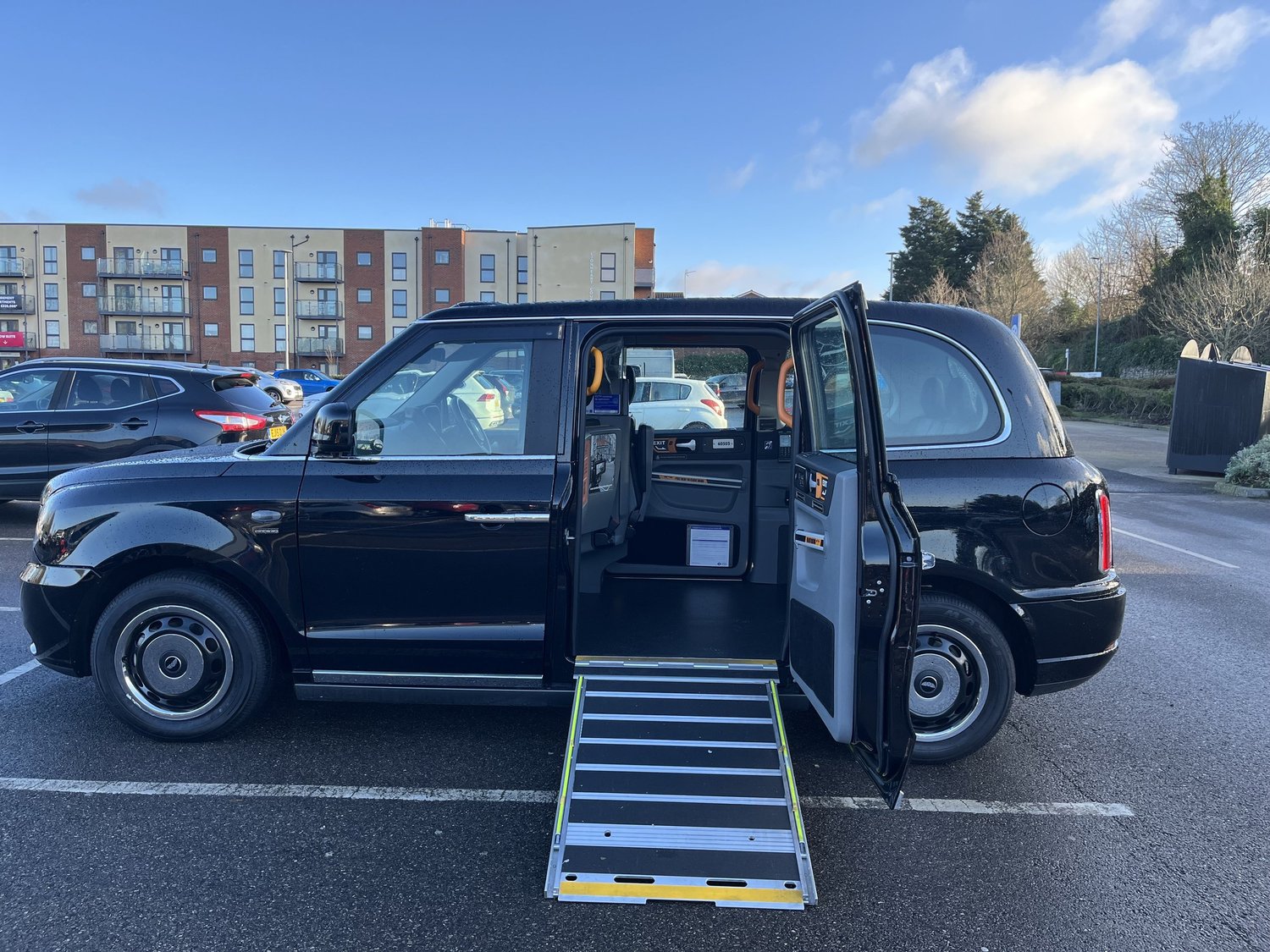 Wheelchair Accessible Taxi London | LEVC Electric Black Cabs