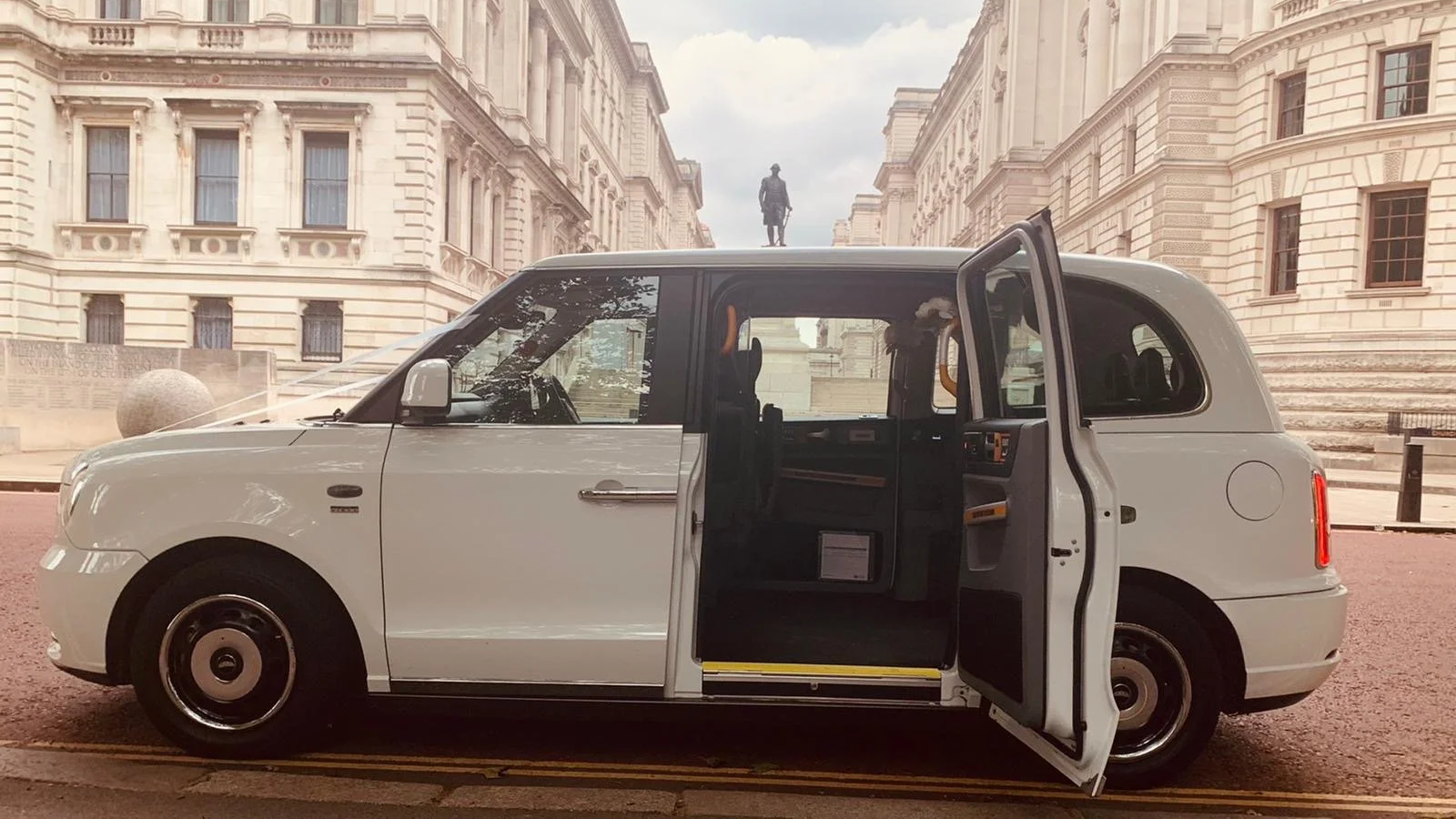 White Taxi Bridal Transport