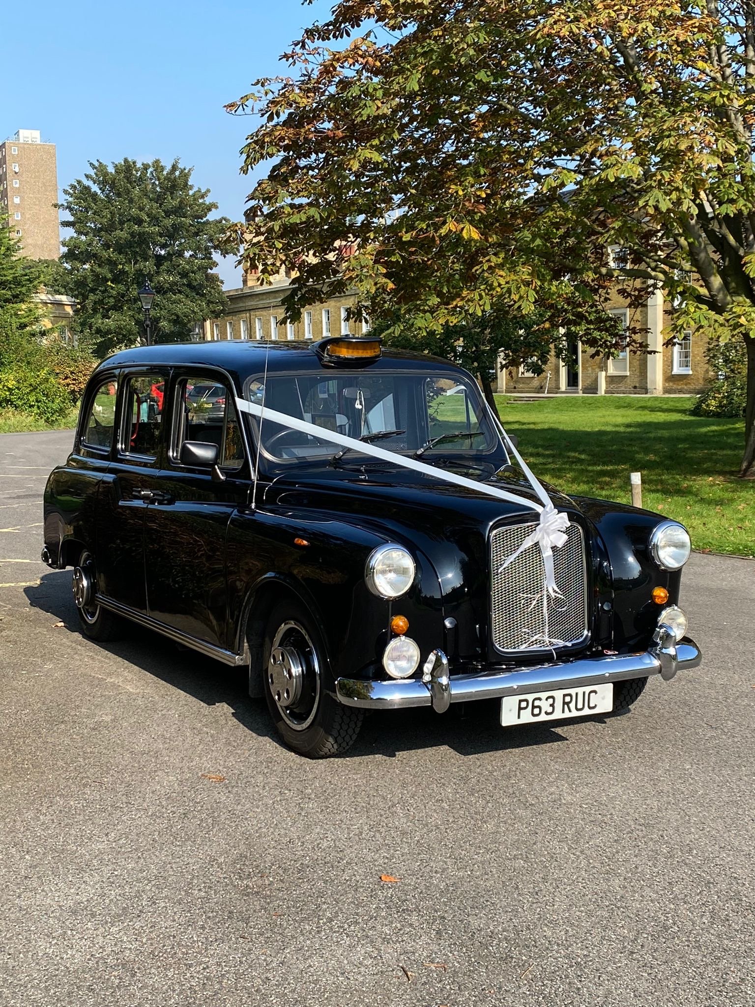 Classic London Taxi Front View