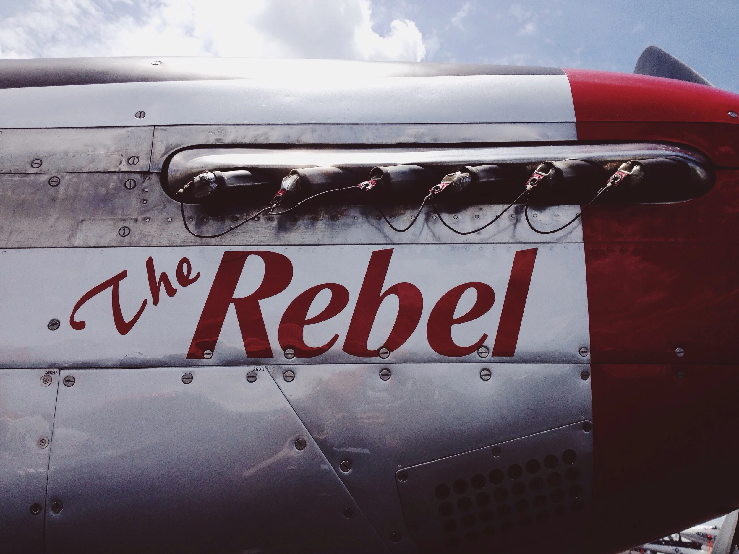 P-51C at Sun and Fun 2015 - shot on my iPhone and edited in vscocam  