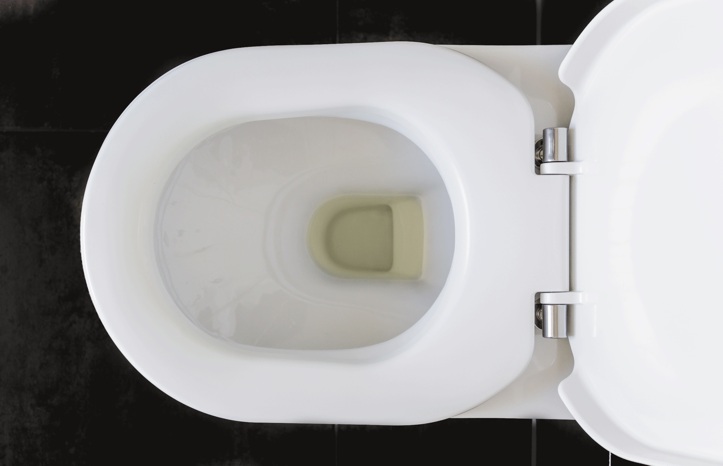 A colour changing chemical will cause the toilet or urinal water to change to the colour black if fentanyl is detected in the urine.