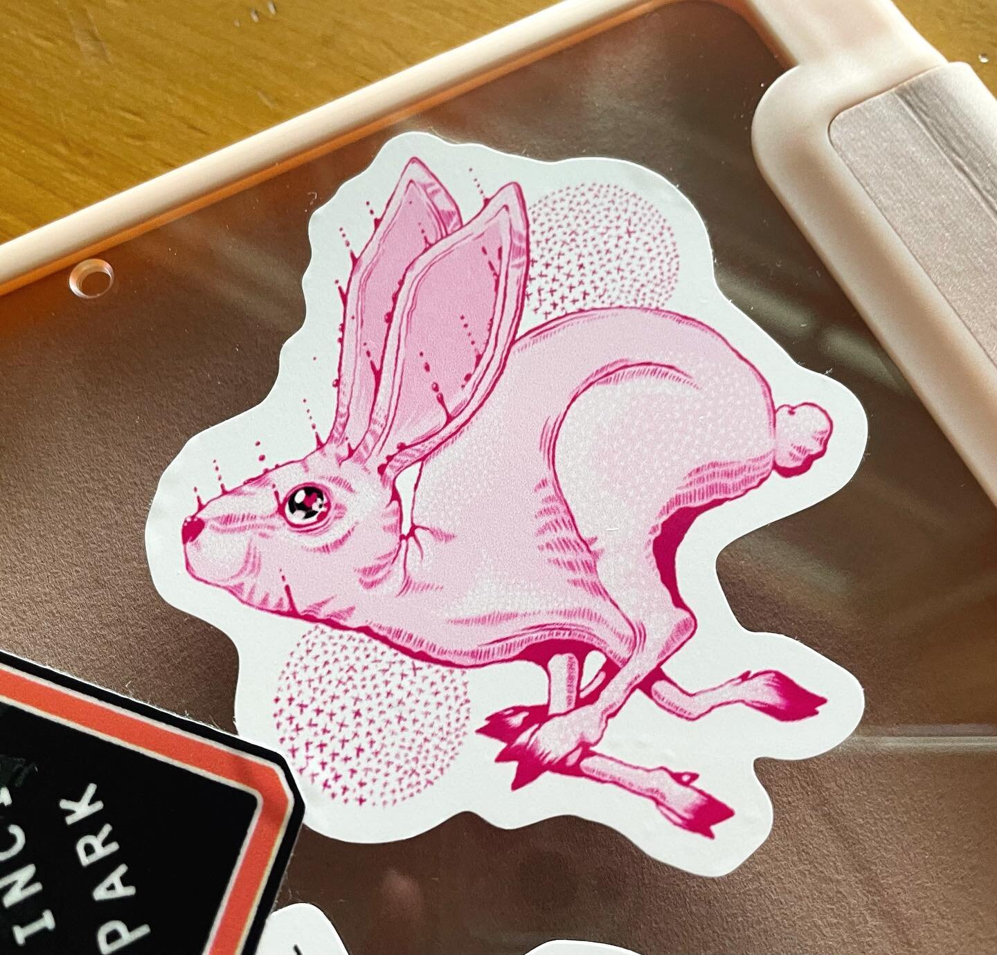 Adapted Lucky Hare 💕 Link in bio #sticker #vinyl #illustration #rabbit