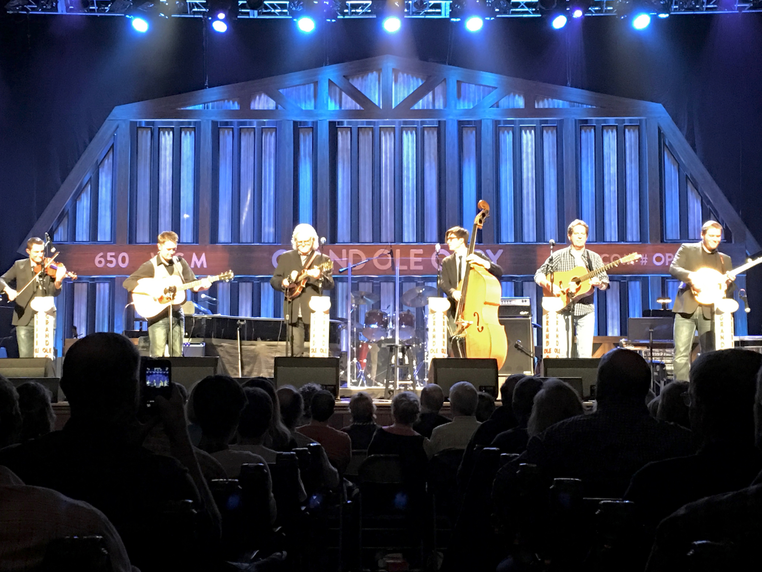 Jake debuting with Ricky Skaggs and Kentucky Thunder in the Ryman Auditorium for the Grand Ole Opry December 11th 2015.