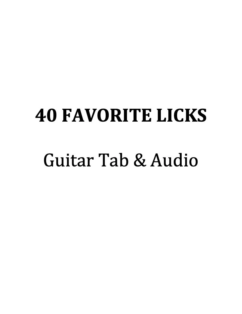 40 Fav Licks.jpg