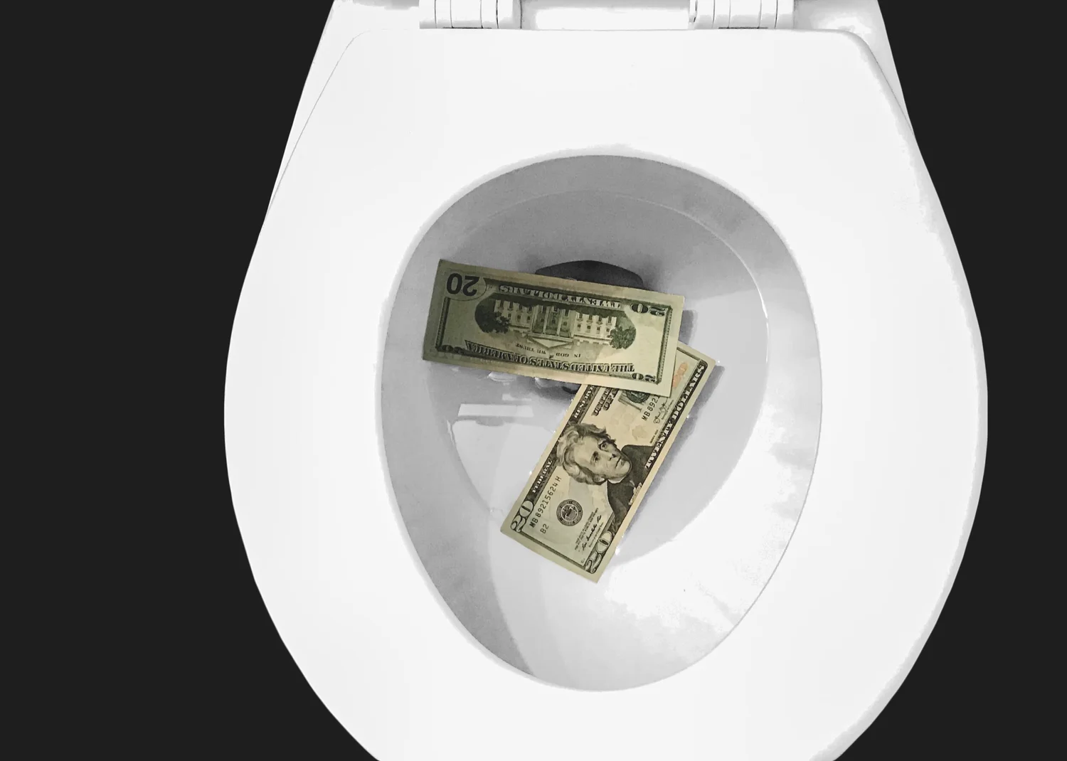 photo Flushing Money Down The Toilet flushing money down the toilet ramp