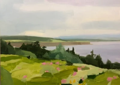 Coastline and Trees