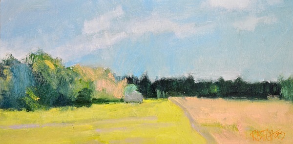 Meadow with Tree Line