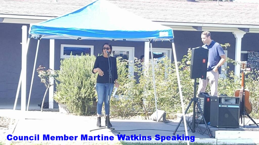 Council Member Martine Watkins, long time CPP member