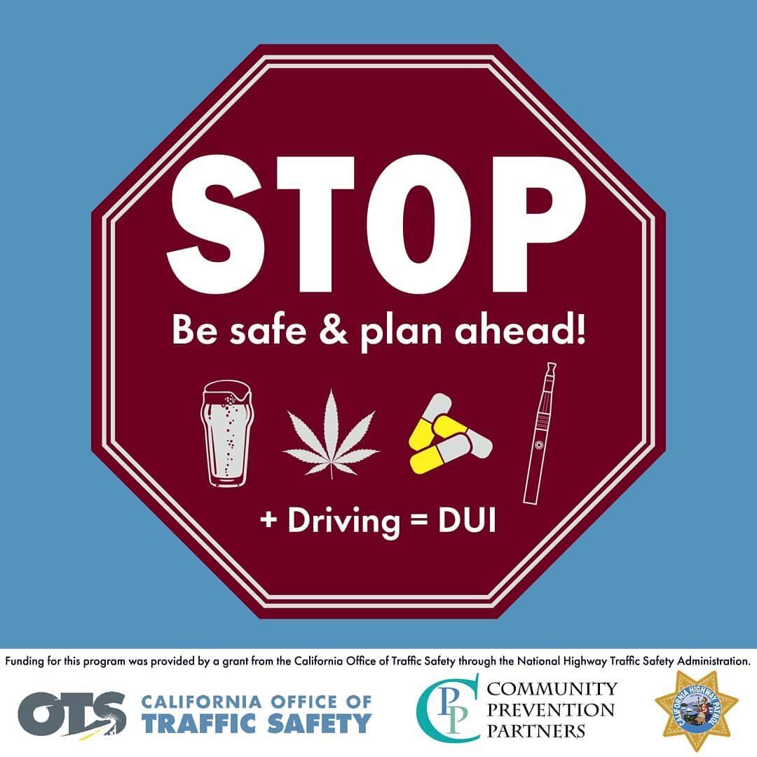 Combining substances can increase impairment, but with a plan we can all stay healthy and safe. 

What's your plan to get home? 

#gosafelycalifornia #duidoesntjustmeanbooze