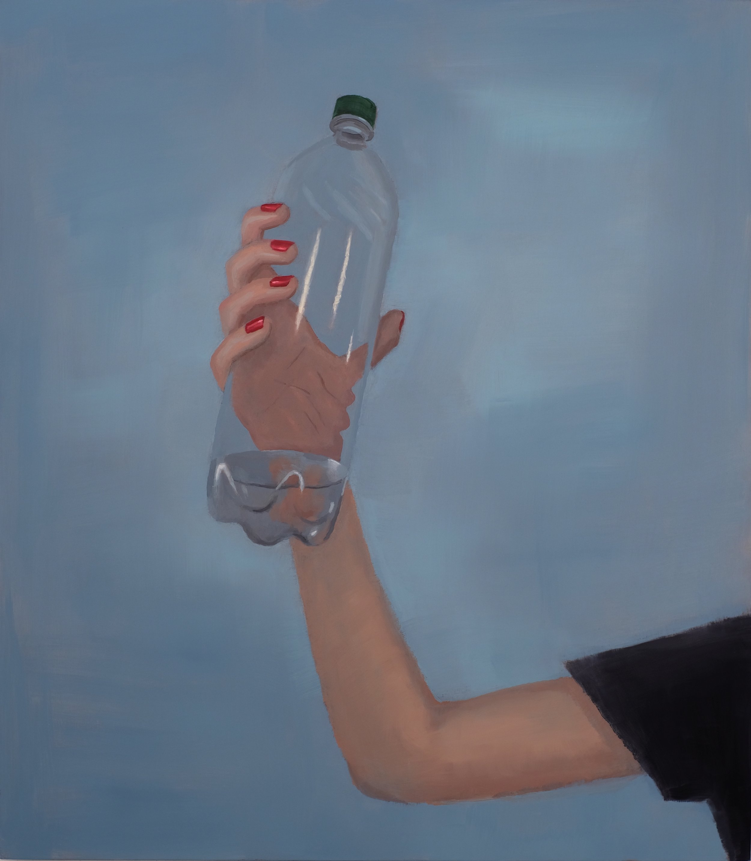    Bottle    2025  oil on linen  40” x 35”   