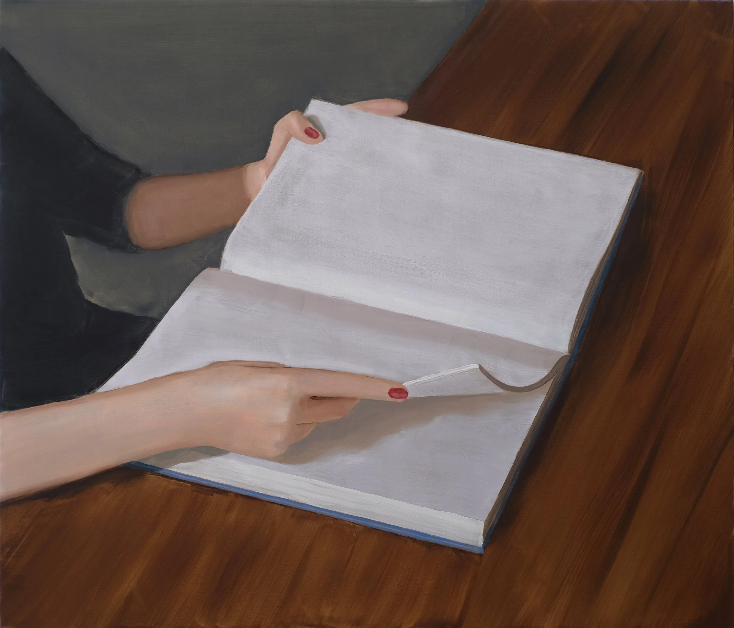    Book    2025  oil on linen  35” x 30” 