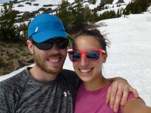 Sara and her fiancee Andy Stevens