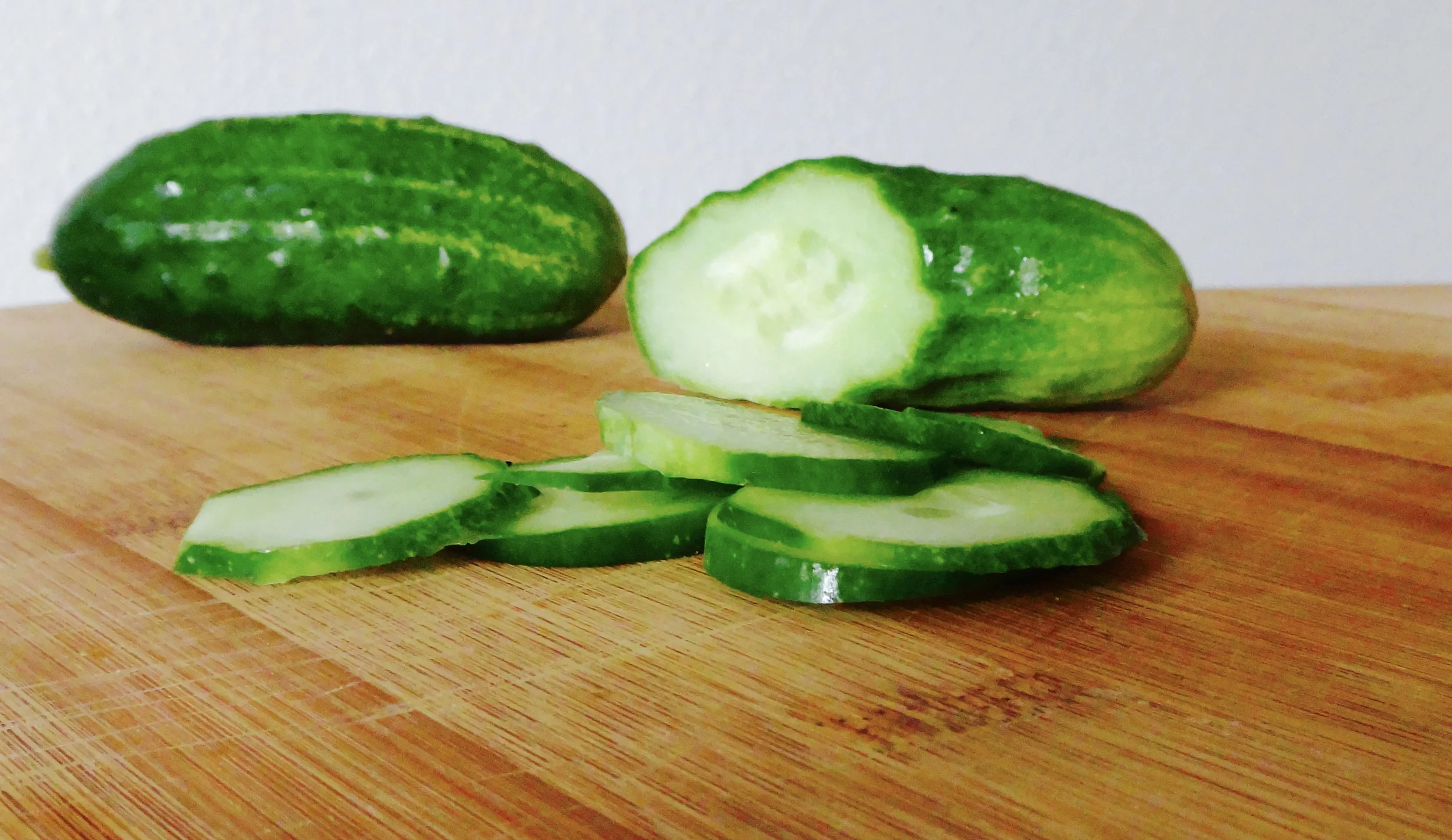 These delicious (and adorably tiny) cucumbers came from our CSA box from Yacolt Mountain Farm. 