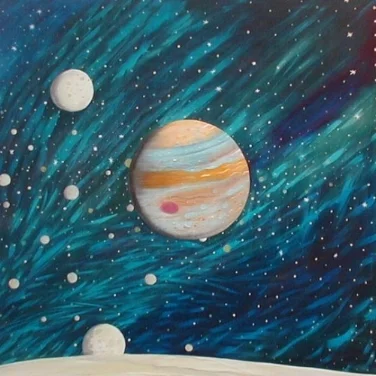 The Moons of Jupiter by Cathy Dobson