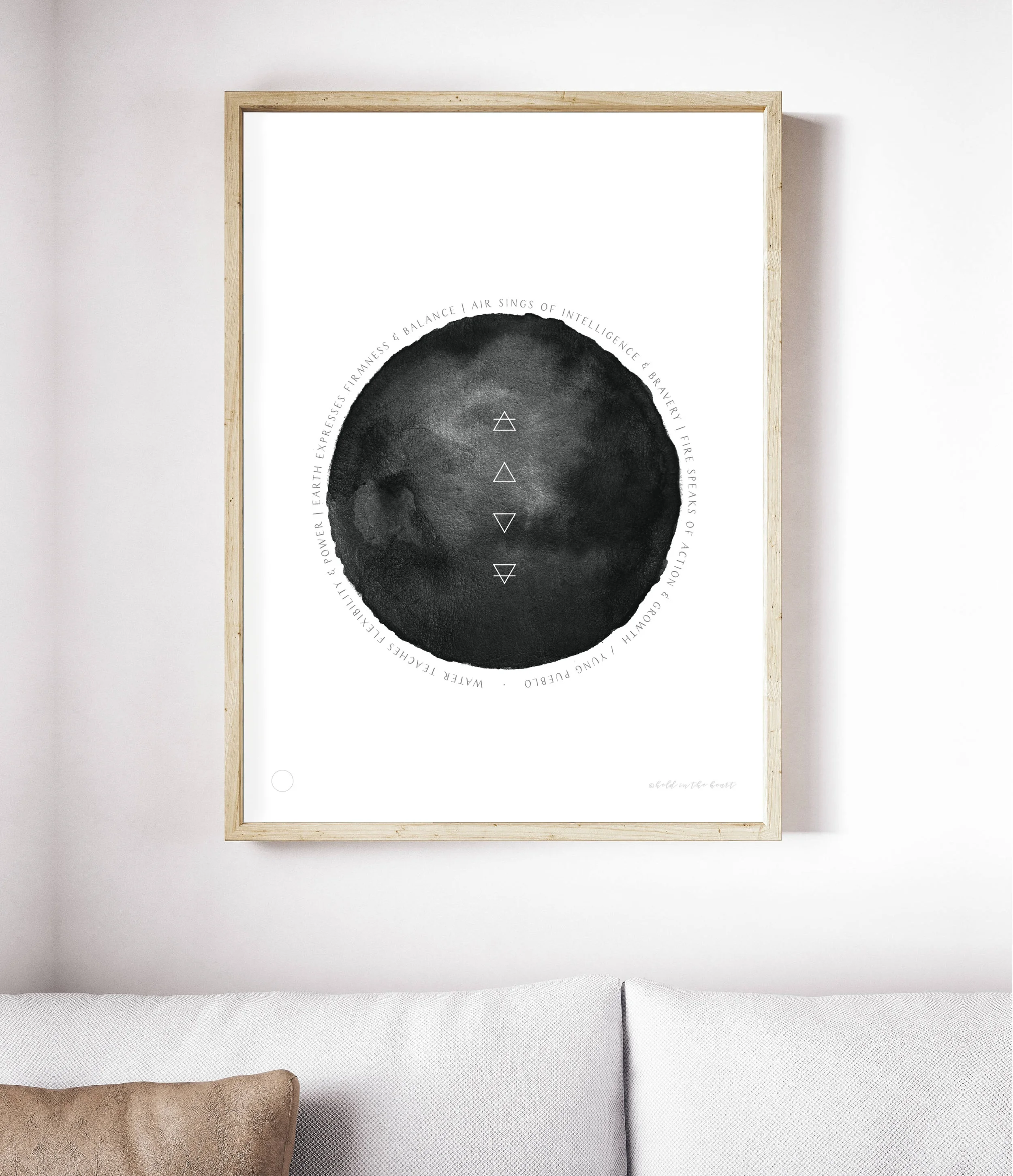 Art print from Held In The Heart