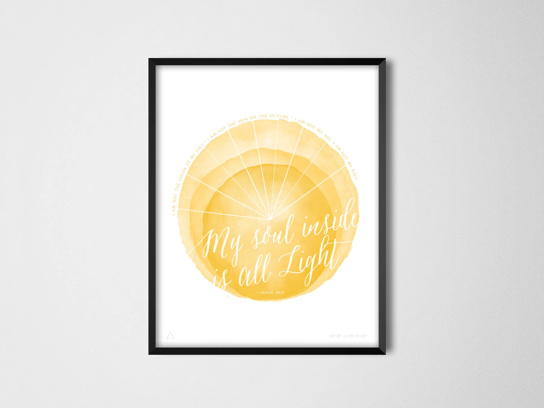 Art print from Held In The Heart