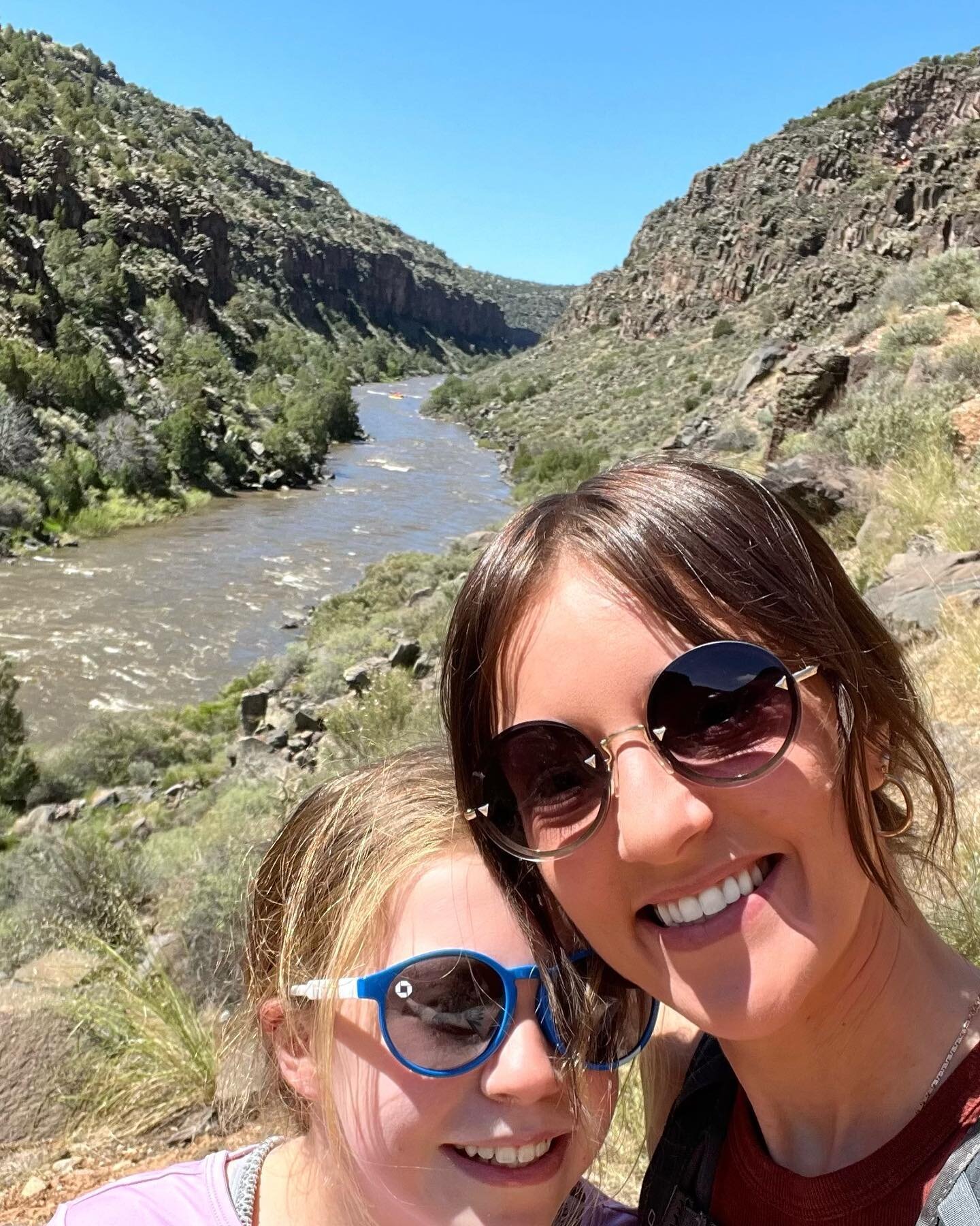 Got to spend some very special one-on-one time with a very special young person during my bro&rsquo;s recent visit to Taos. Hiking around in nature and sharing music with the kids is what dreams are made of for me.💛 #aunthood