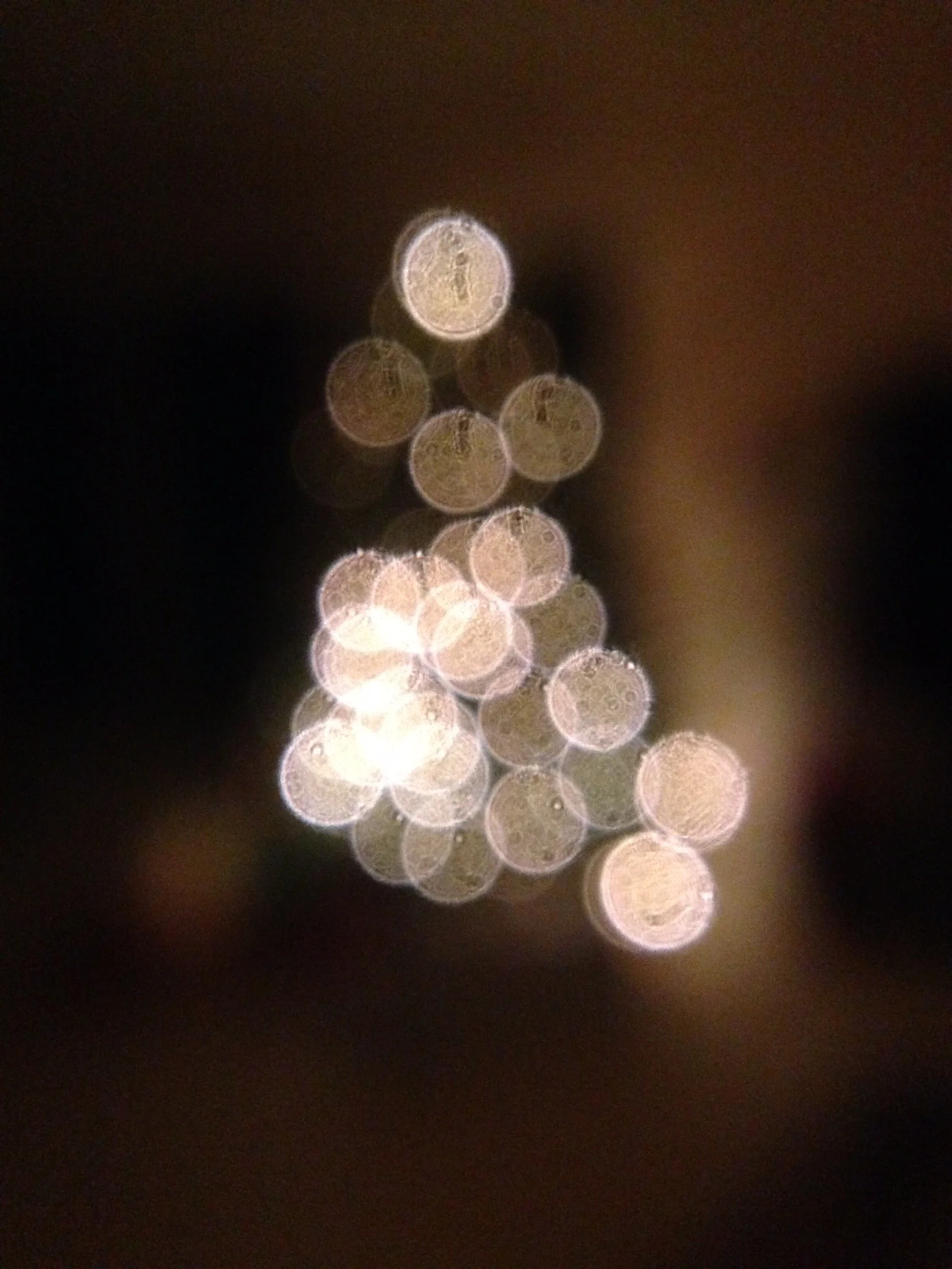 Captured with iPhone for a Bokeh effect Christmas Tree