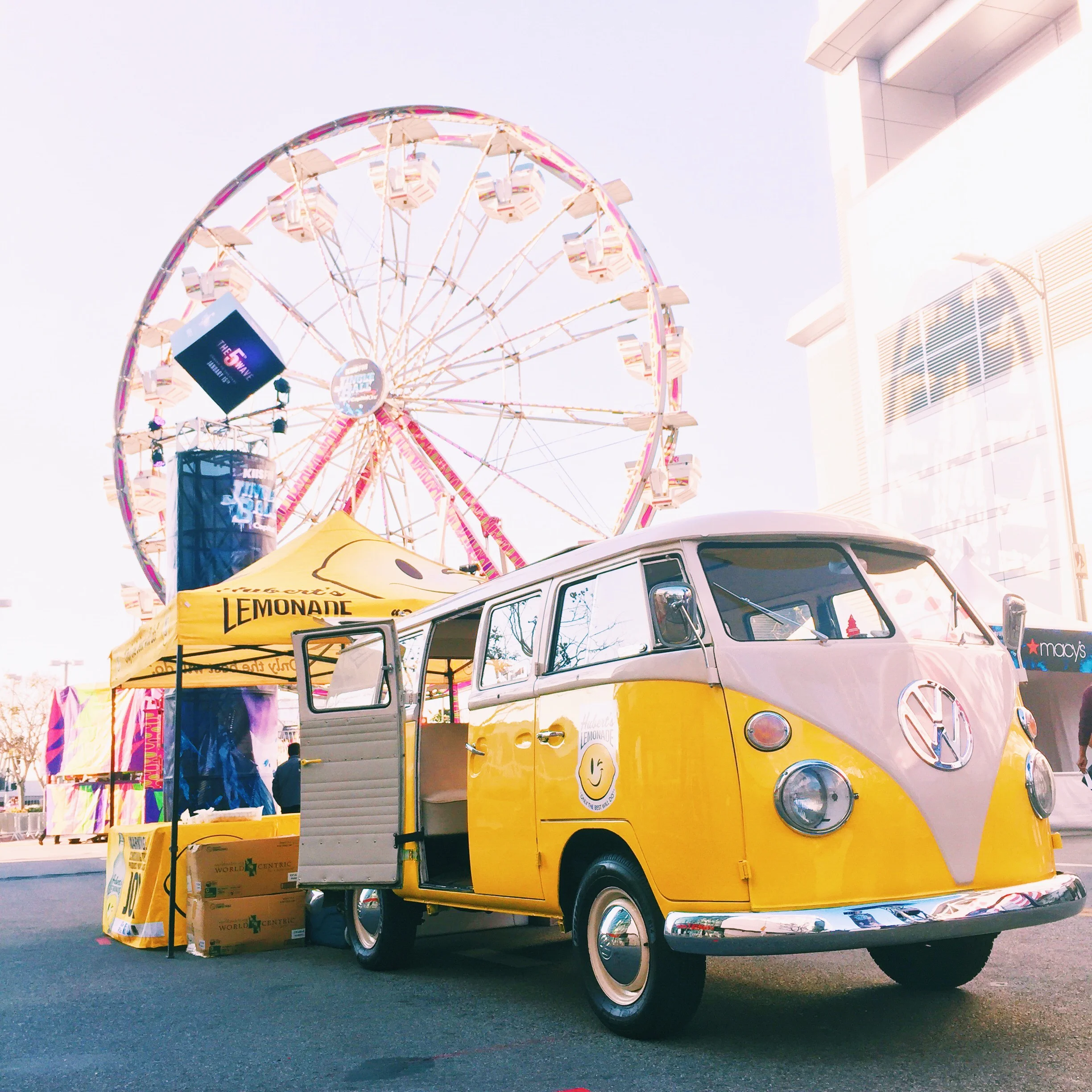  Captured with iPhone 6 at KIIS FM's Jingle Ball Vendor Village in LA Live// 1,072 likes on the Hubert's Instagram 