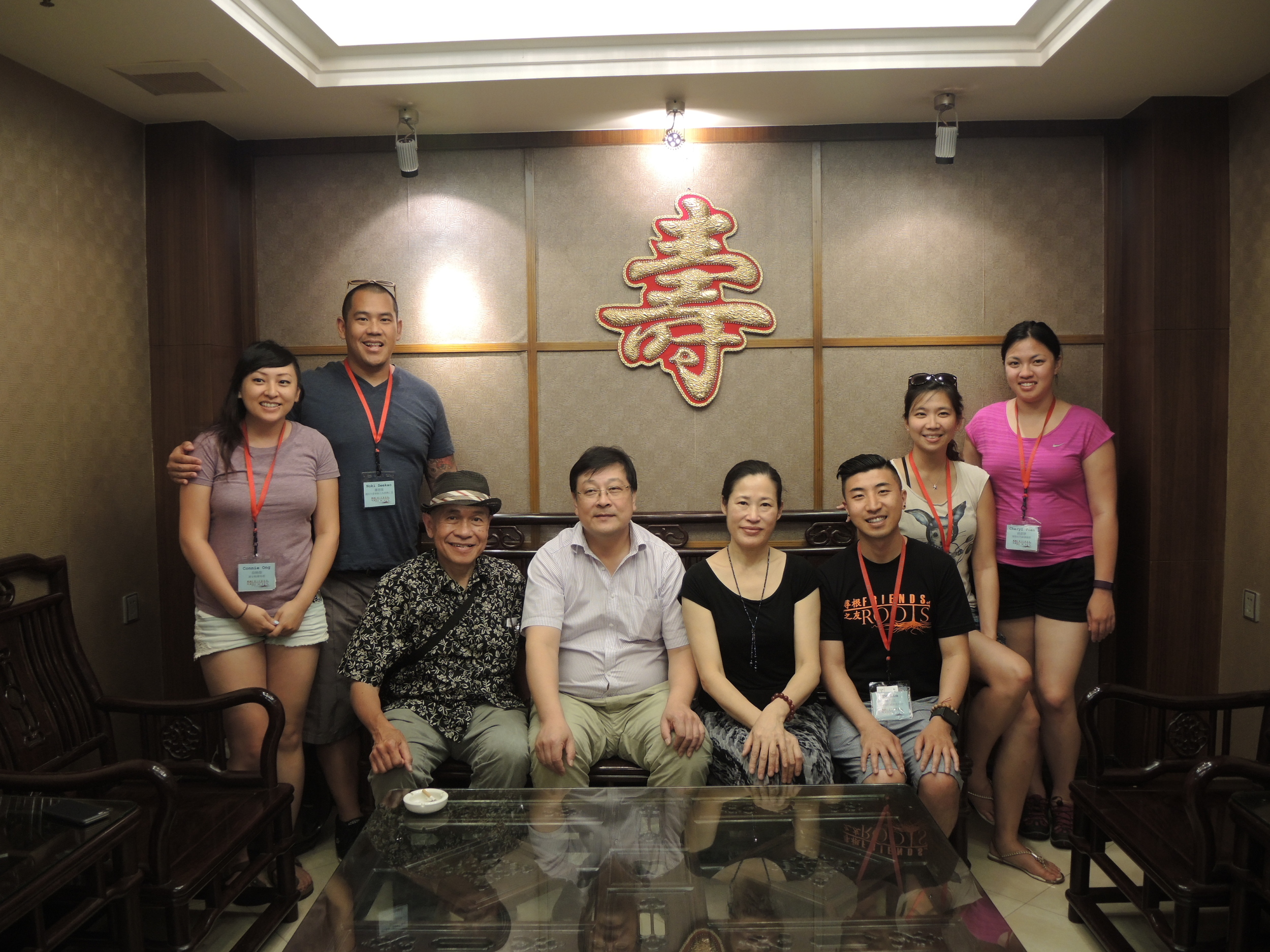 All the Chau Shan region rooters with the region head officials