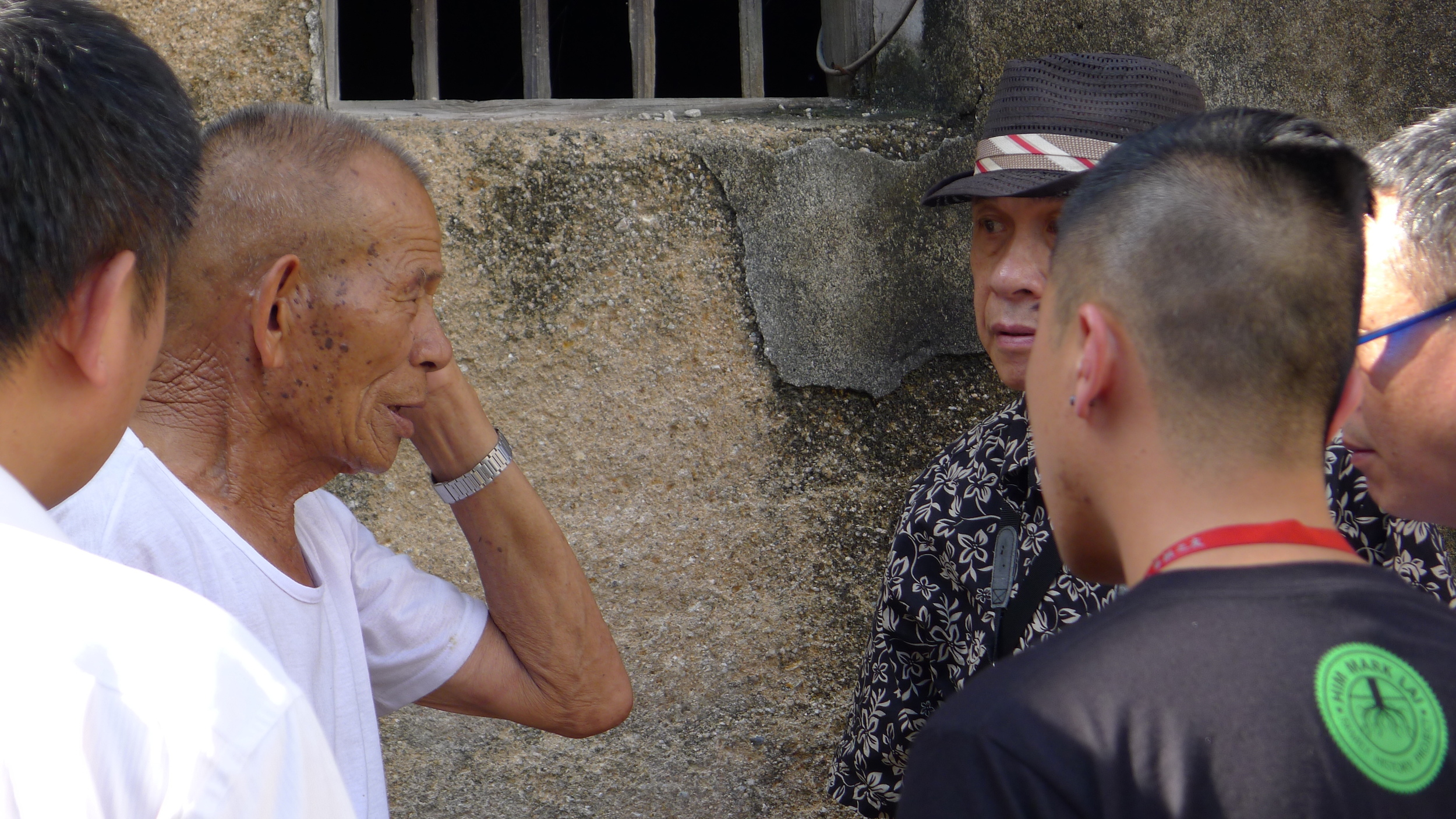 the village elder who helped me find my ancestral home