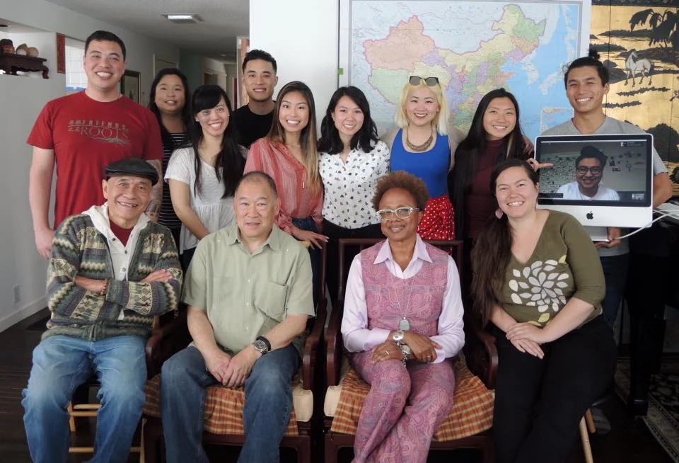 The Roots 2017 interns (a few remote ones are not pictured) at their second seminar with special guests Paula Madison, Judy Yung (not pictured) and Ruthanne McCunn Lum (not pictured).