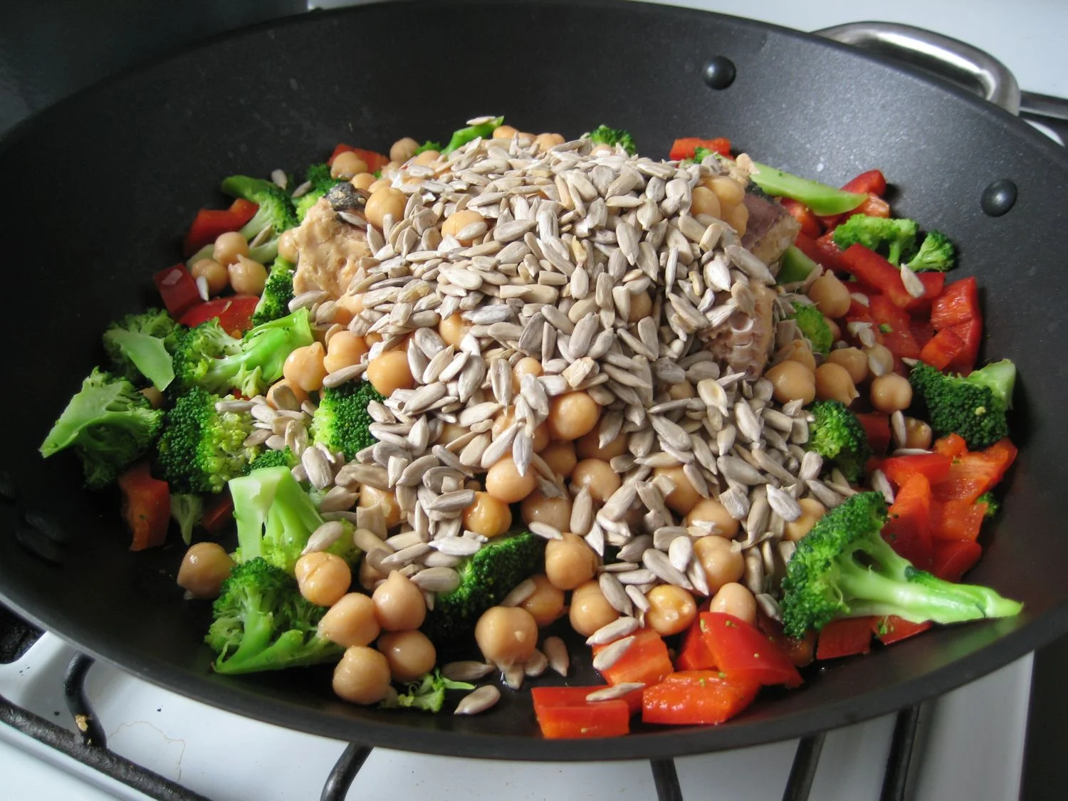 Vegetable Stirfry with Chickpeas