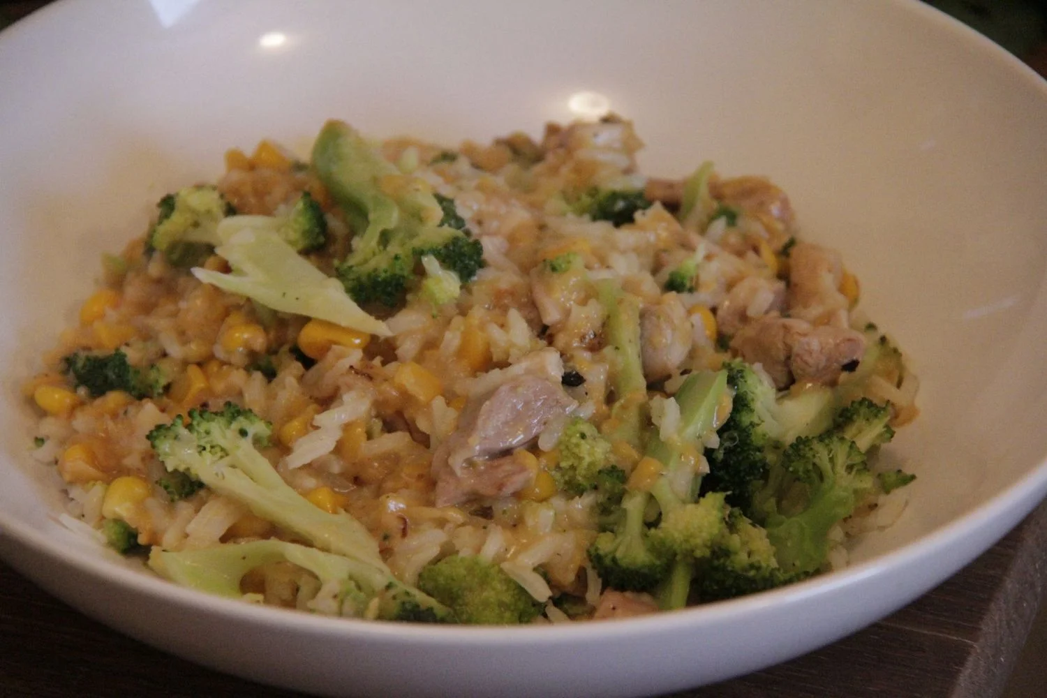 Recipe for one | Chicken and corn soup - 'bolstered' with broccoli