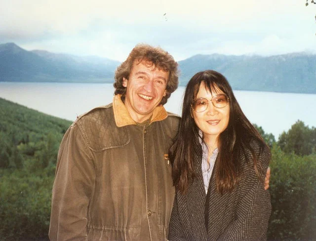 With pianist Kyoko Hashimoto