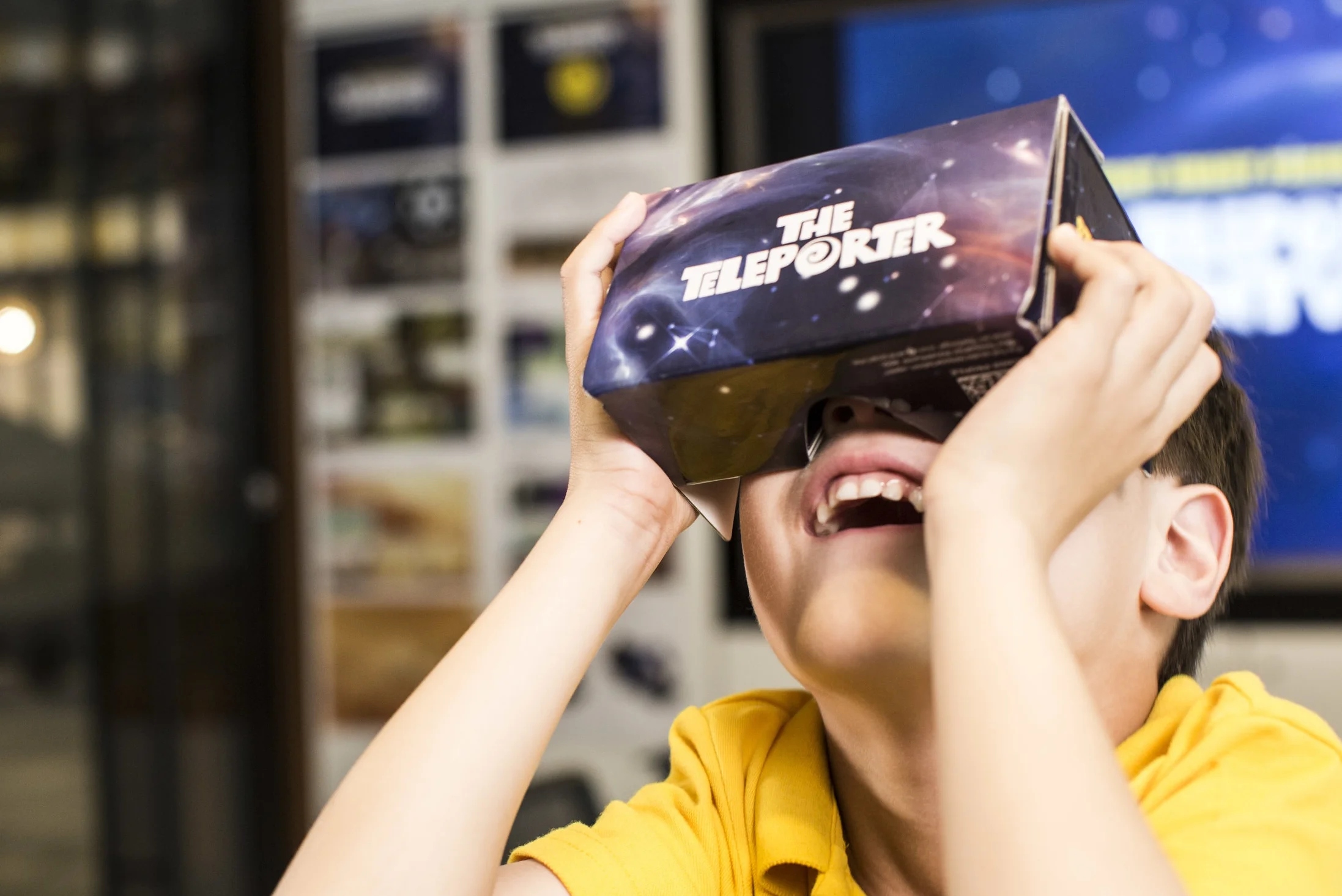 Research showed kids were losing concentration in long mathematics classes. The Teleporter is designed to act as a reward, and break the learning process up into sizeable chunks.