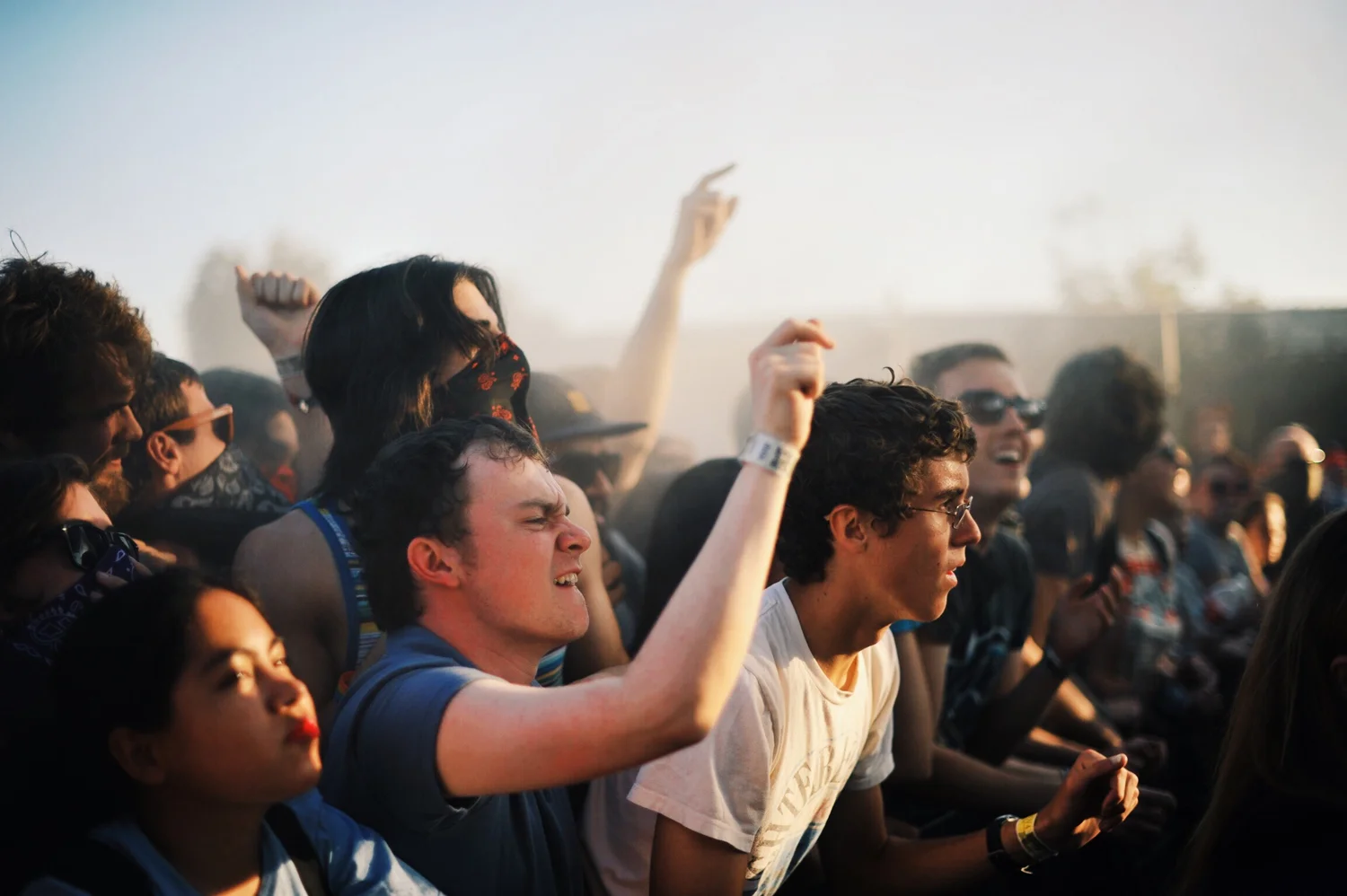 Crowd at the Black Stage, FFF Fest