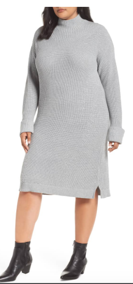 caslon ribbed sweater dress