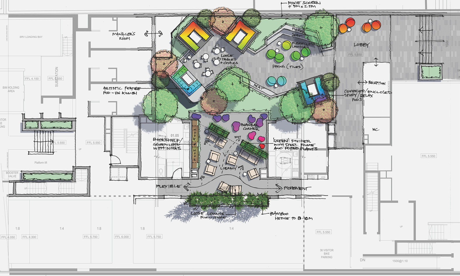 landscape plan student accommodation