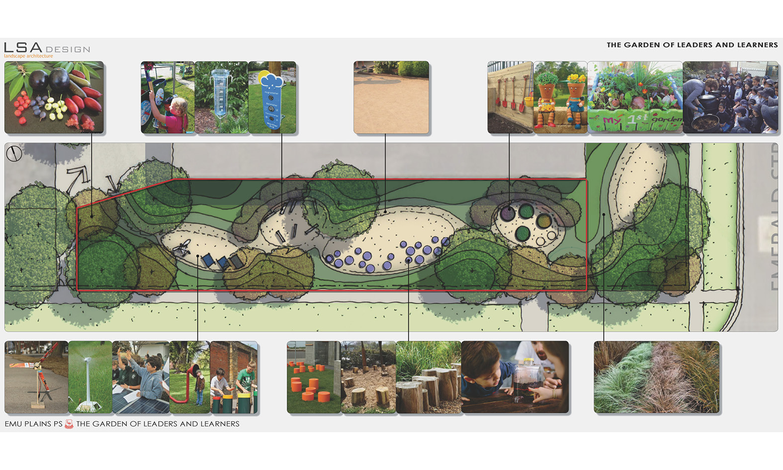landscape concept school garden climate change